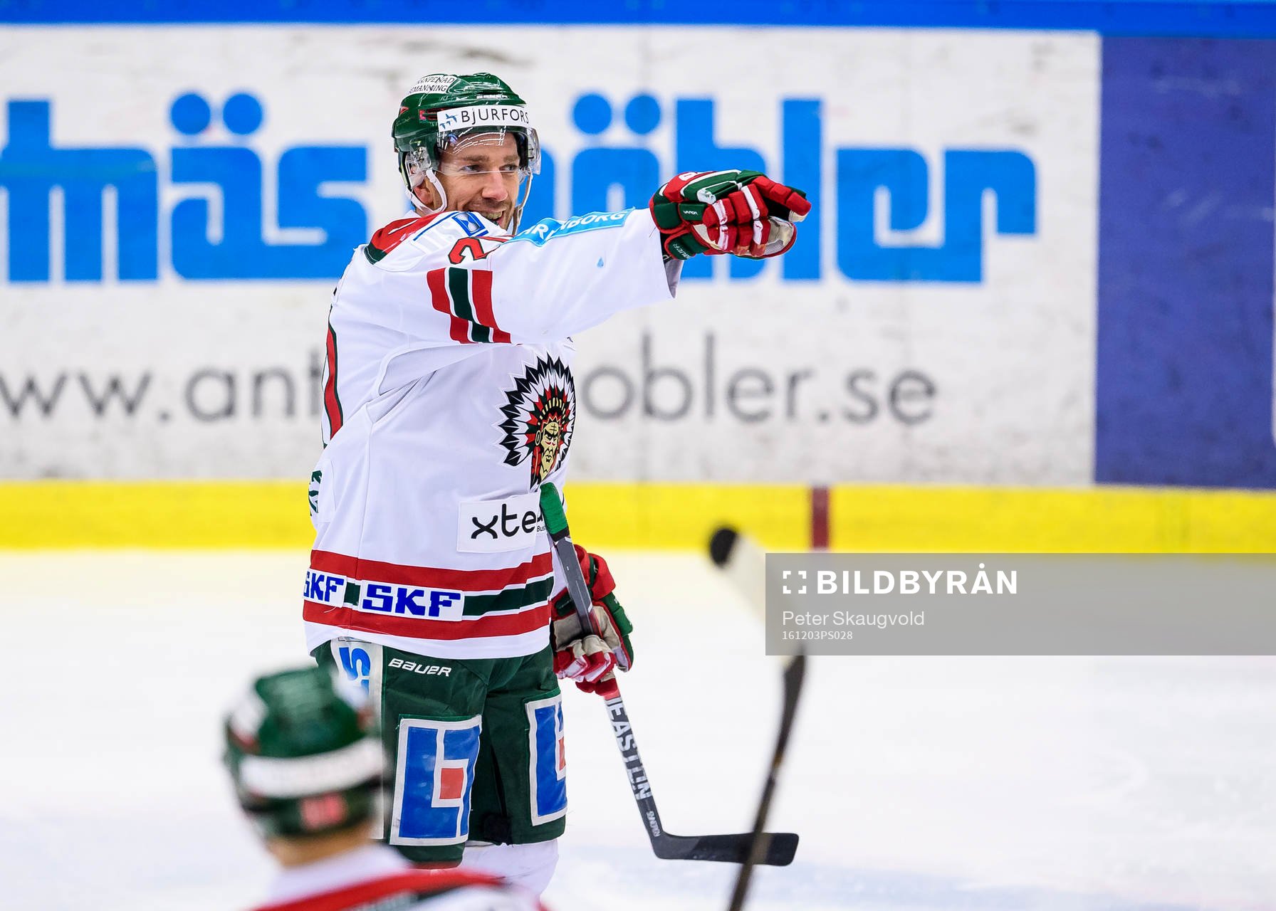 Frölundas Joel Lundqvist jublar