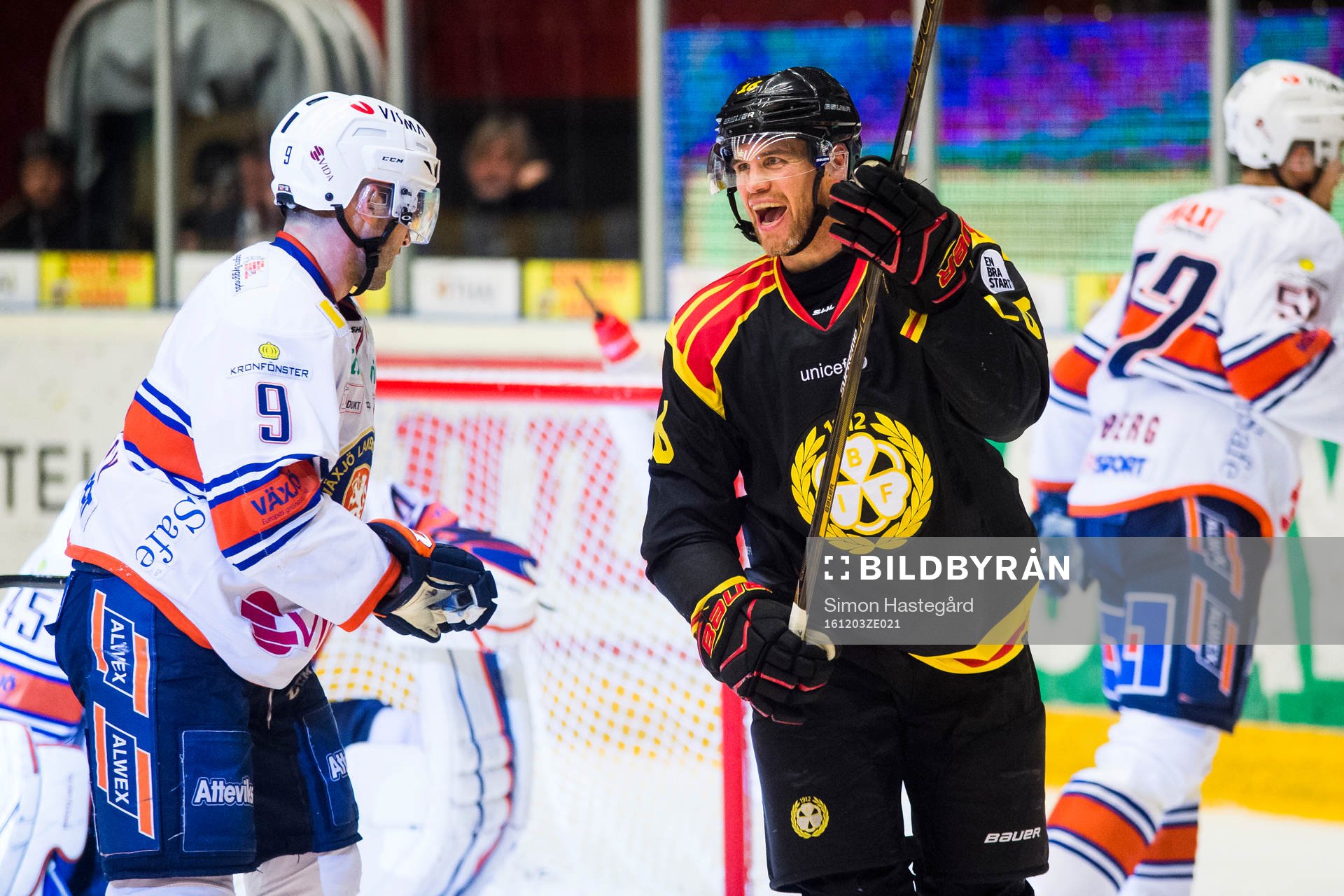Brynäs Daniel Paille jublar