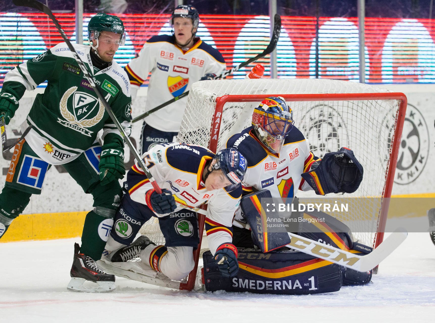Färjestads Alexander Johansson och Djurgårdens   Markus