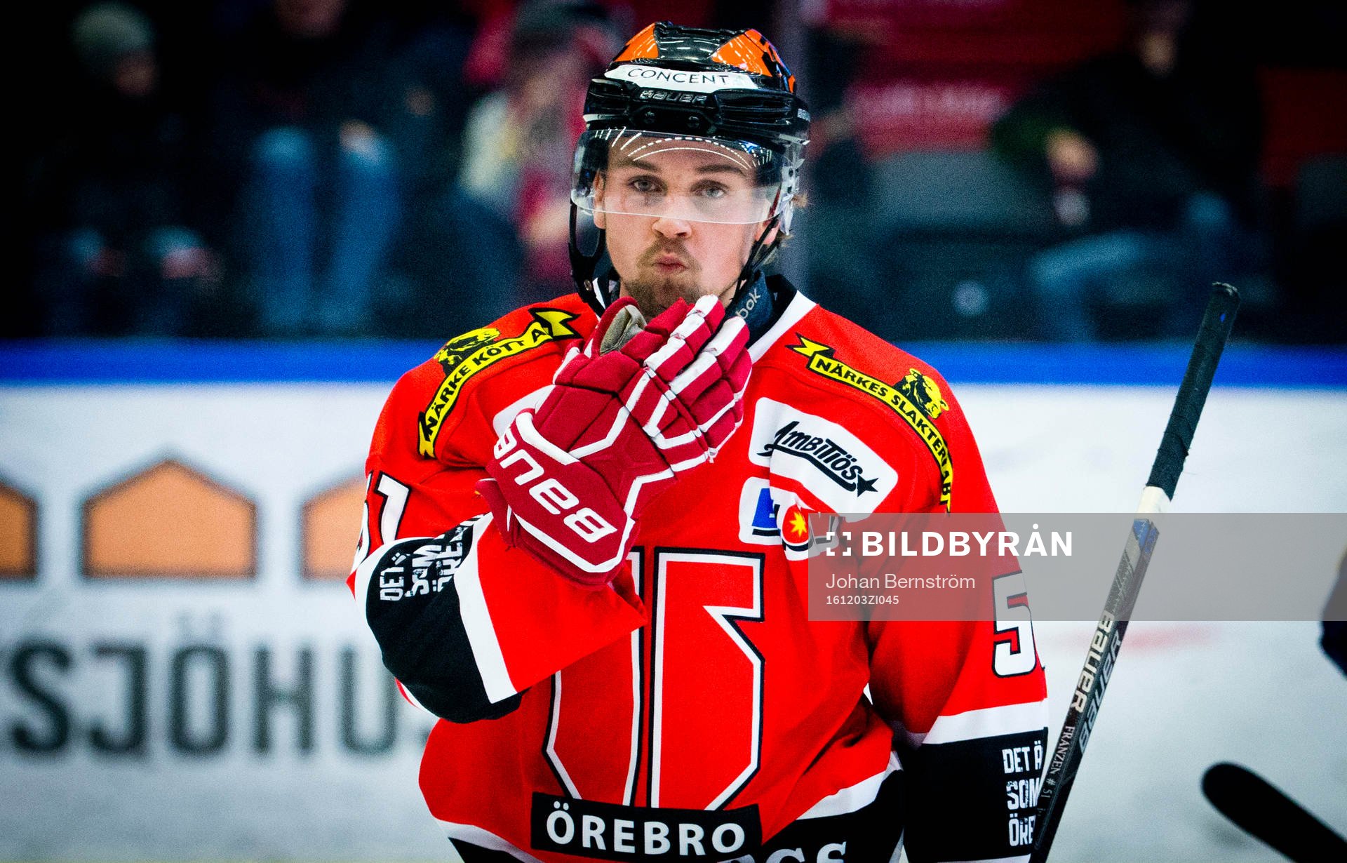 Örebros Gustaf Fransen deppar