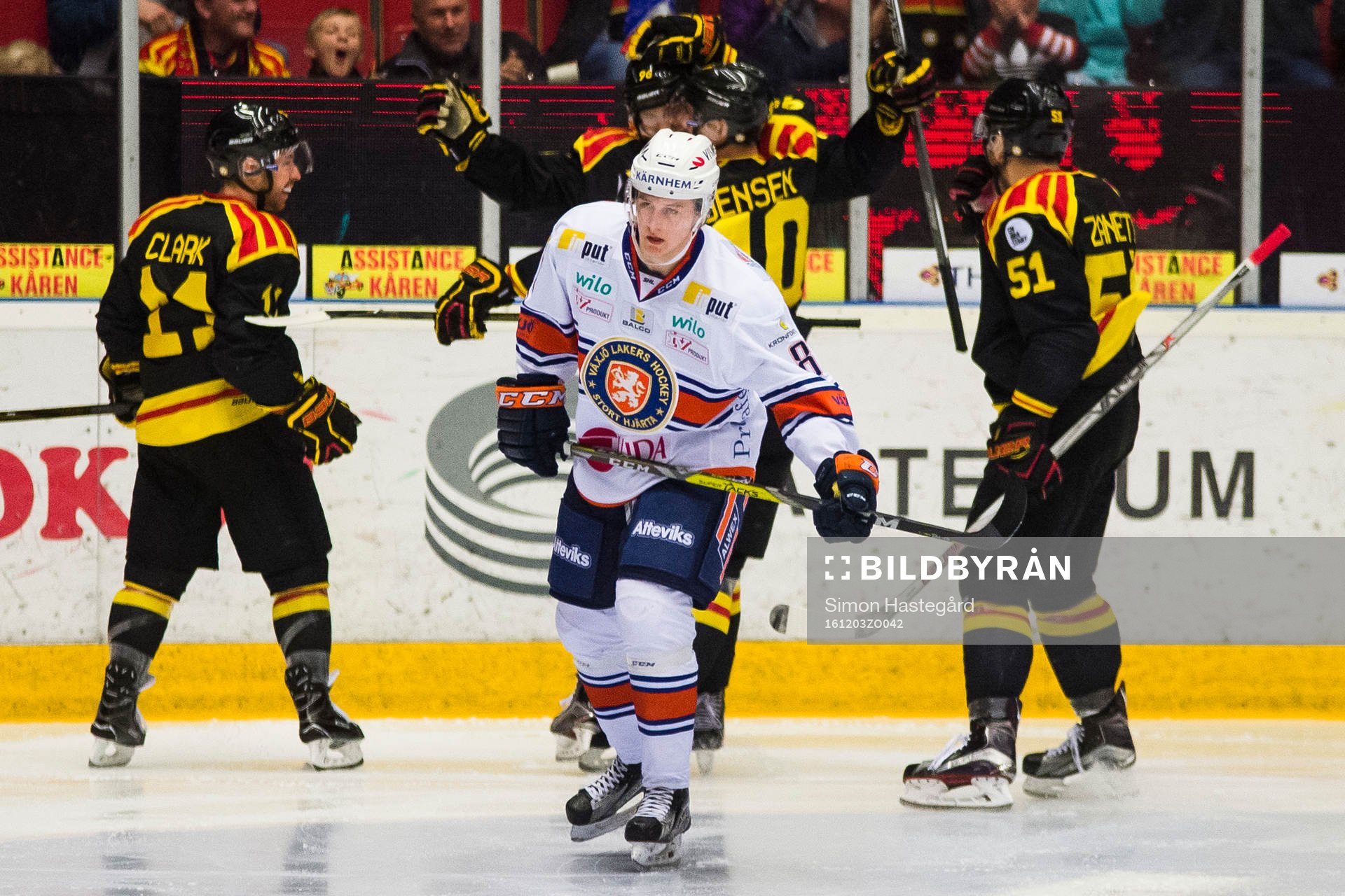 Växjös Lucas Nordsäter deppar
