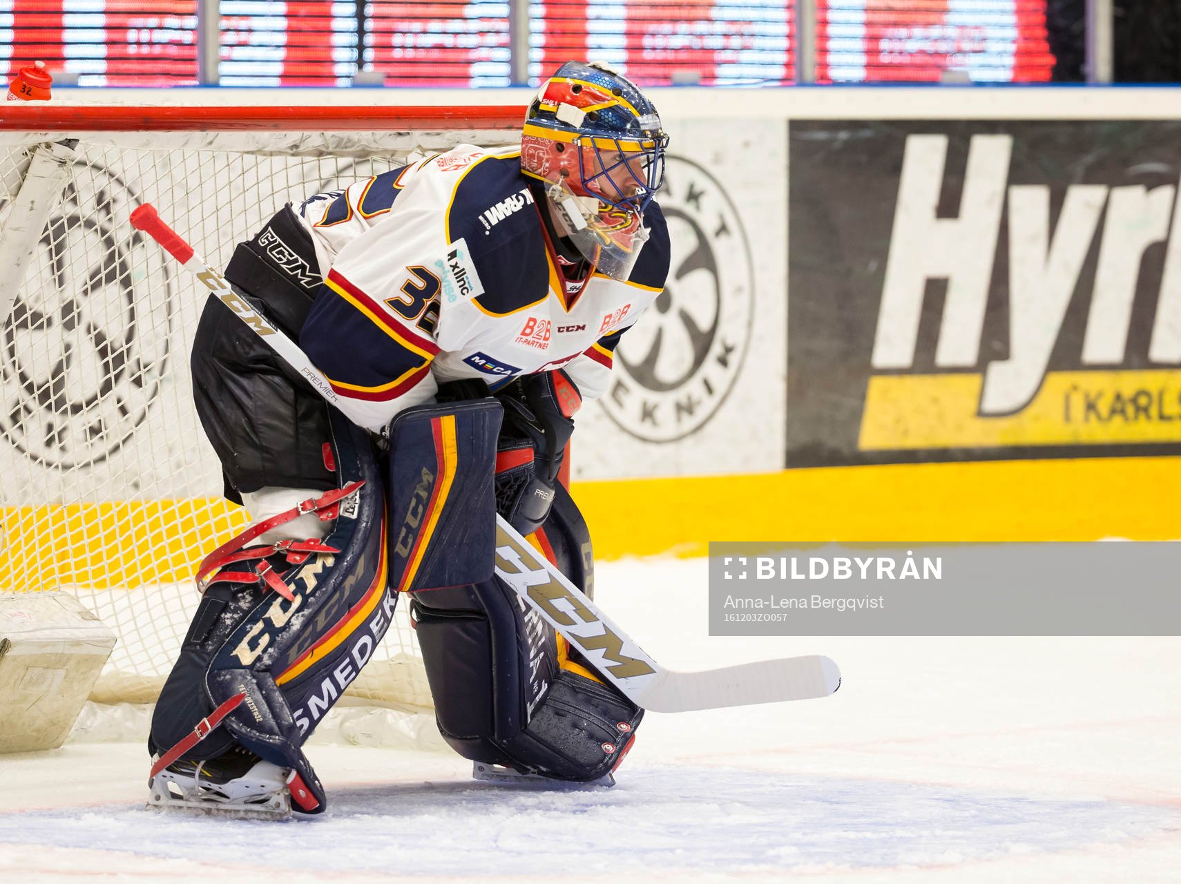 Djurgårdens  målvakt Mikael Tellqvist