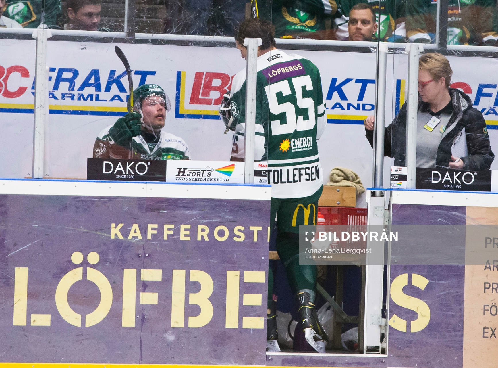 Färjestads Ole-Kristian Tollefsen blir utvisad