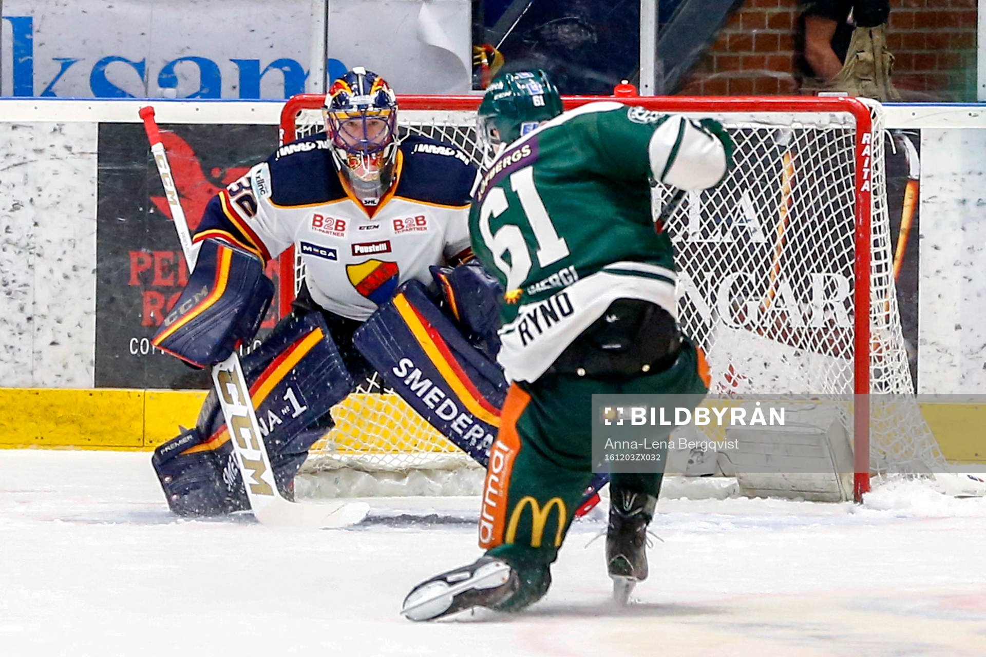 Färjestads Johan Ryno gör 2-1