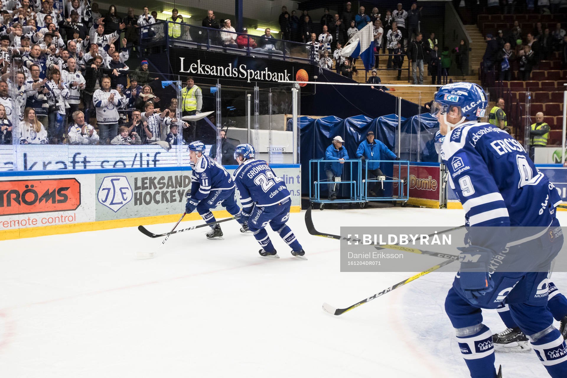 Leksands Martin Karlsson och Martin Grönberg och Lukas