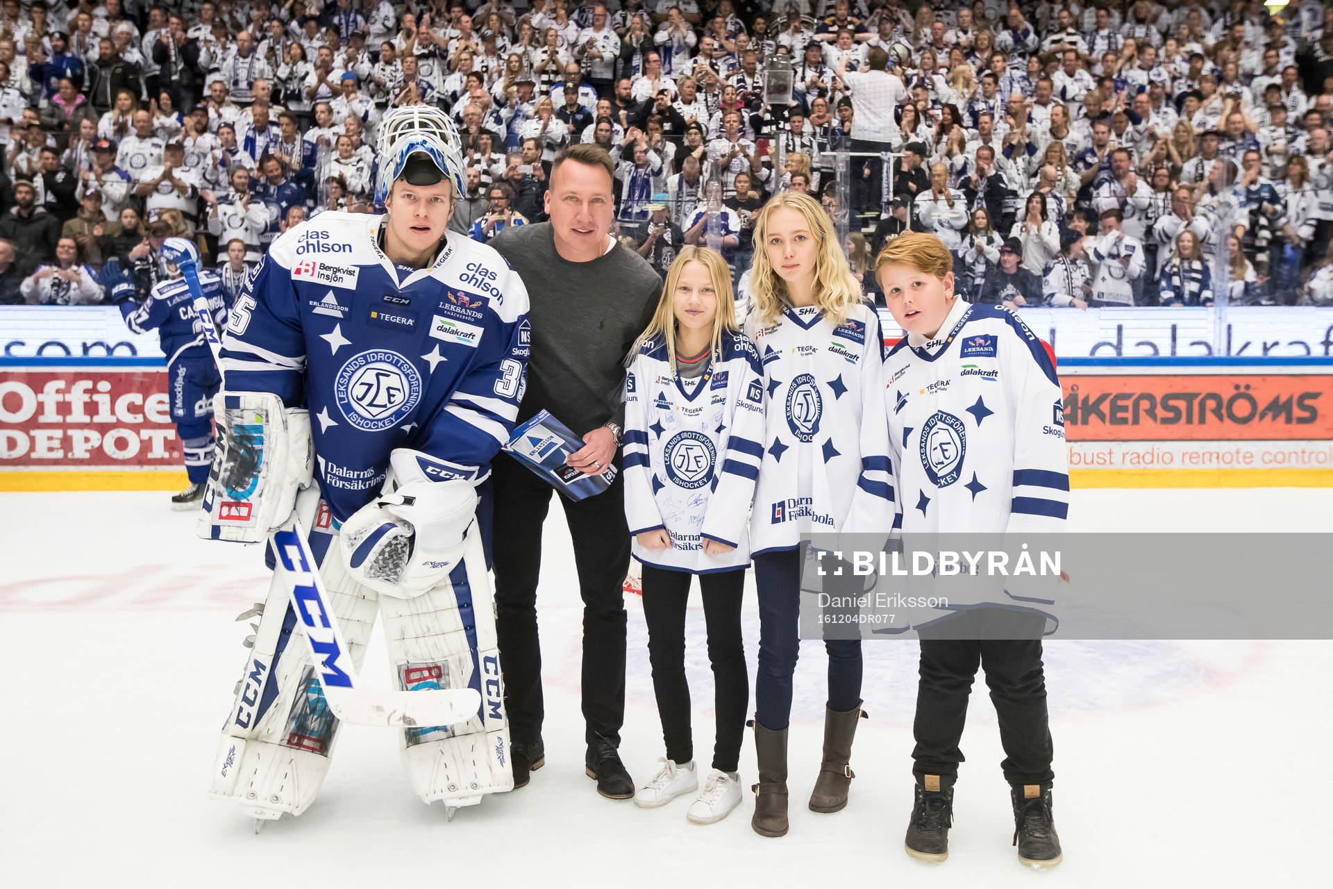 Leksands målvakt Atte Engren utsedd till matchens lirare i