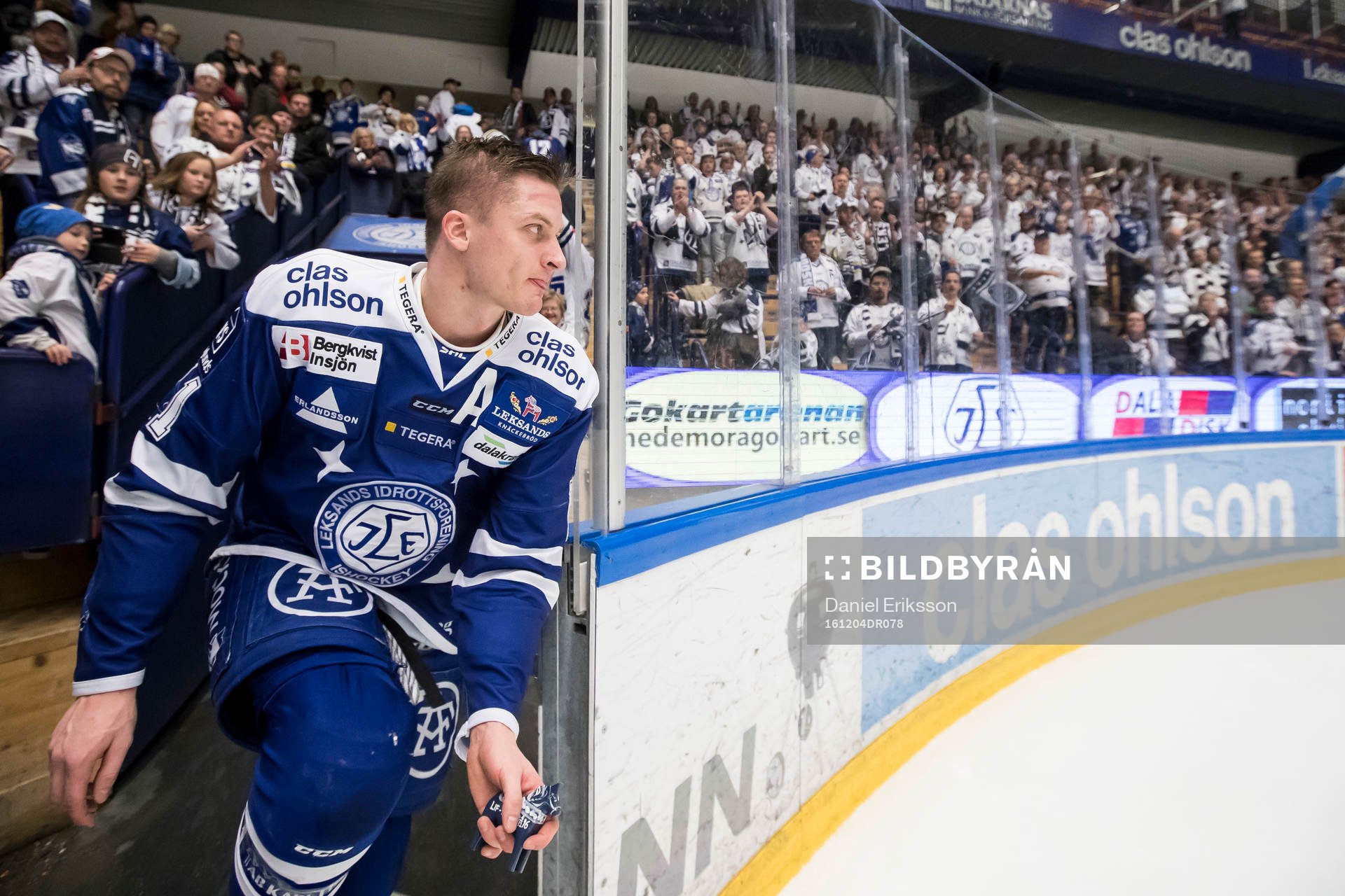Leksands Martin Karlsson utsedd till matchens krigare i