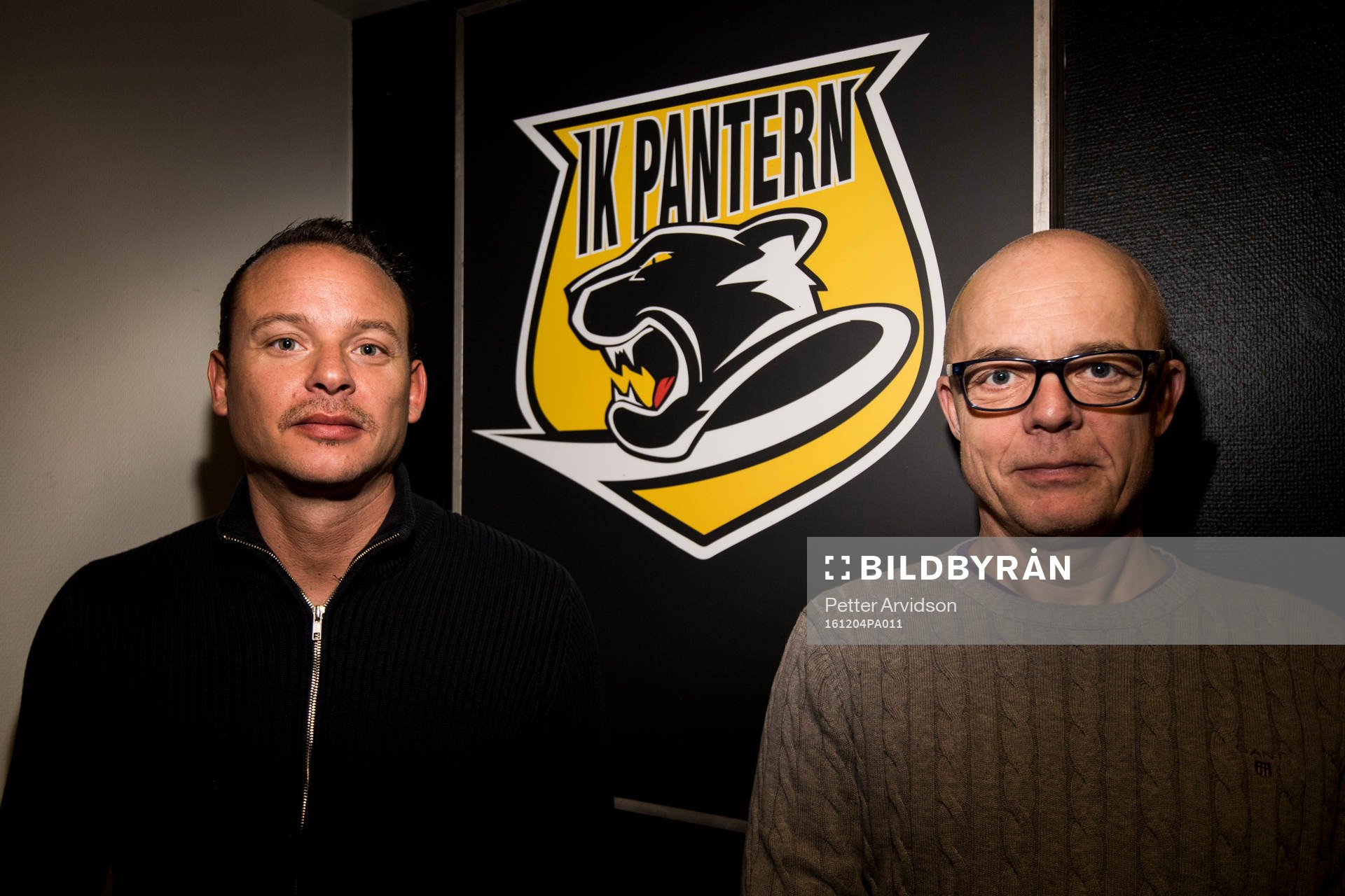 Panterns ordförande Mattias Schönhult och sportchef