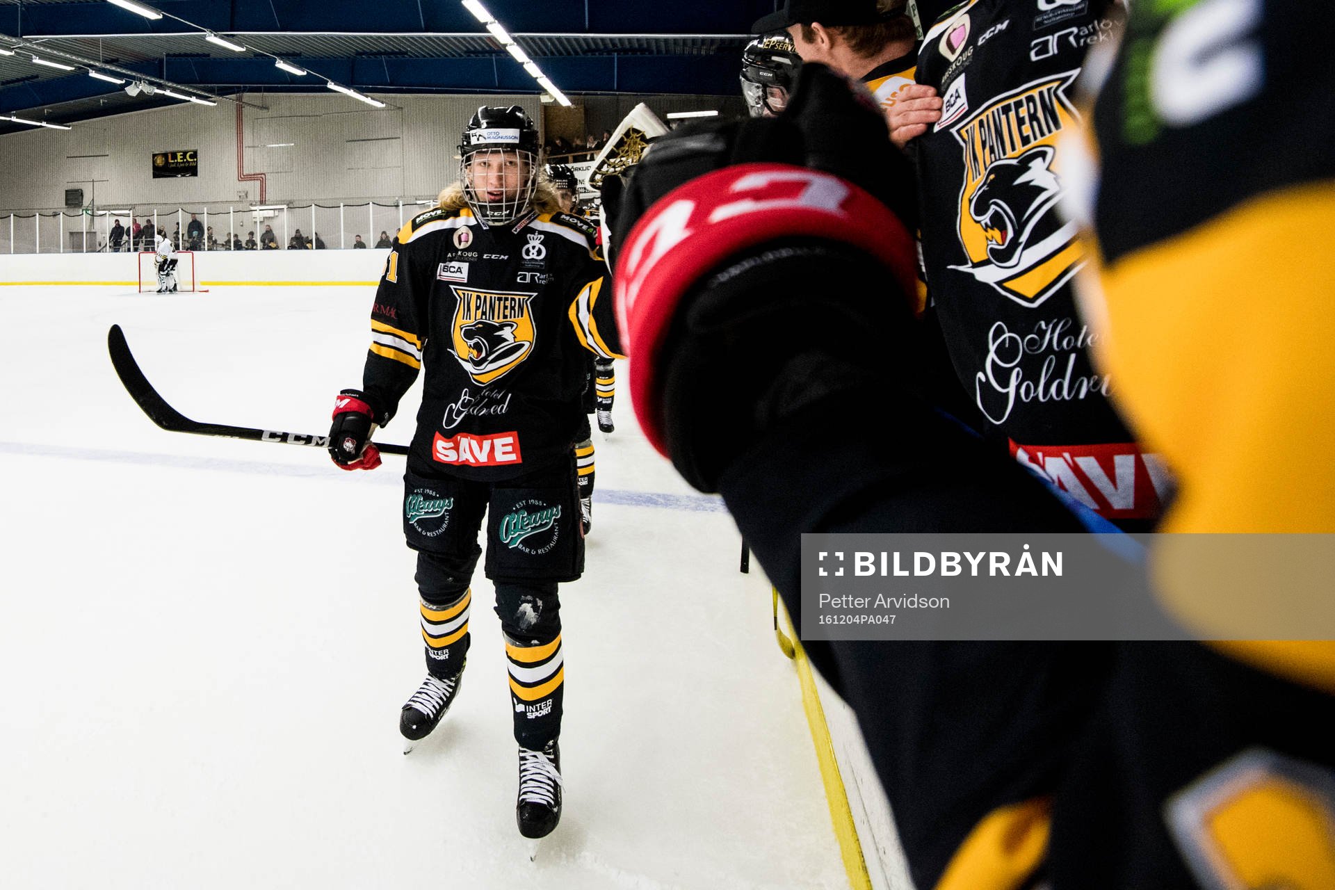 Panterns Marcus Sylvegård jublar