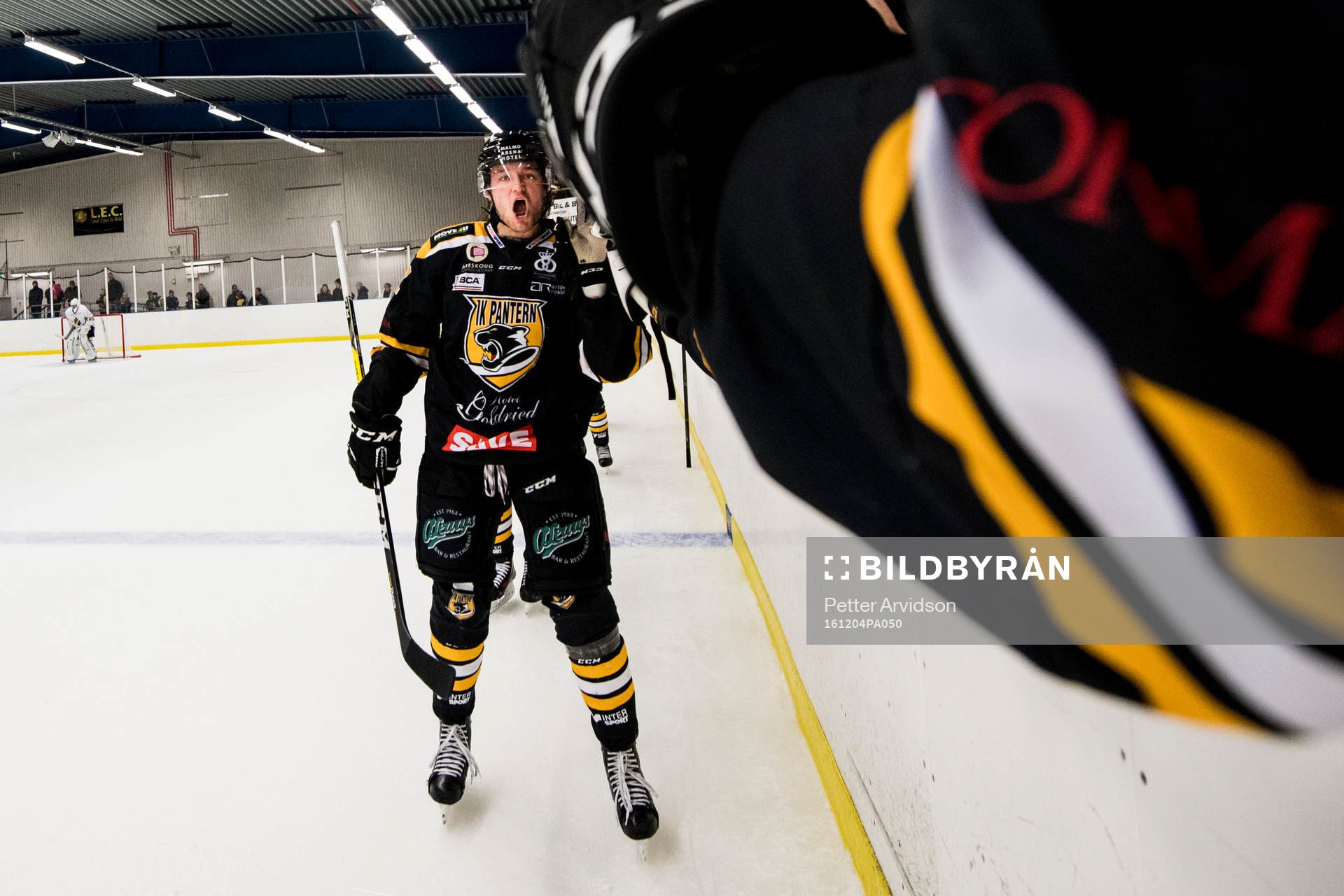 Panterns Robin Dahse jublar