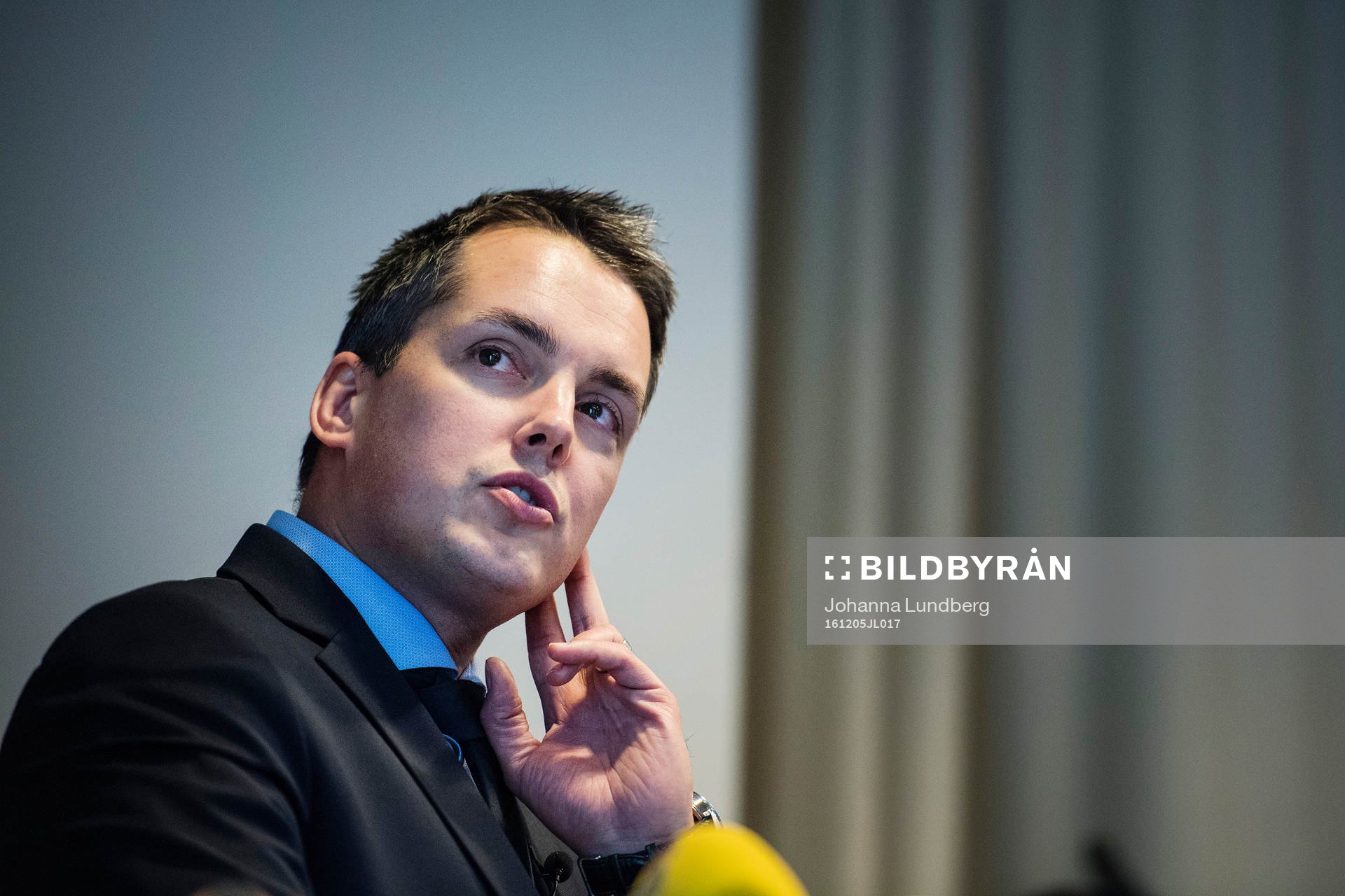 Förbundskapten Tomas Montén presenterar truppen till JVM