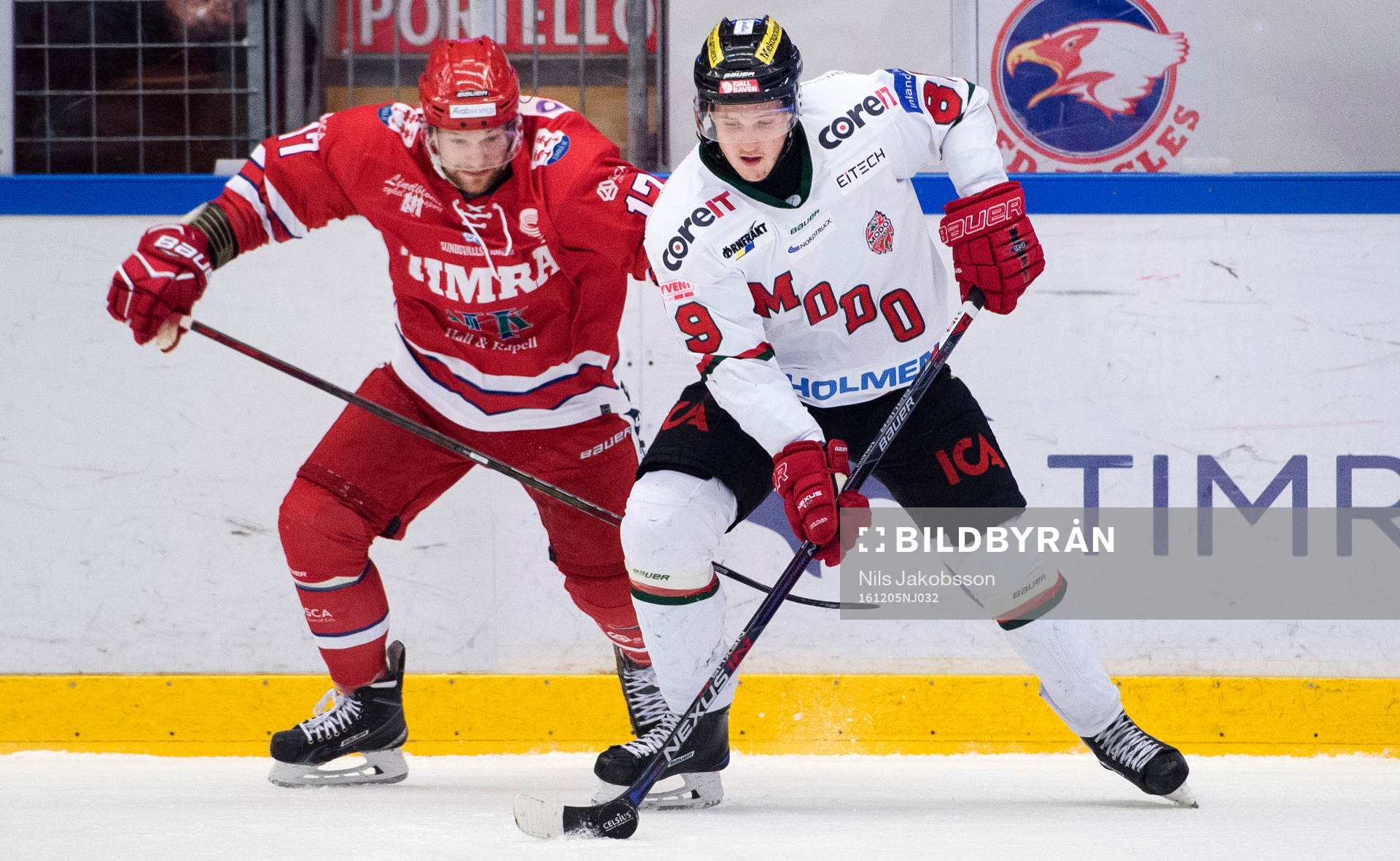 Timrås Robin Persson och Modos Patrik Karlkvist