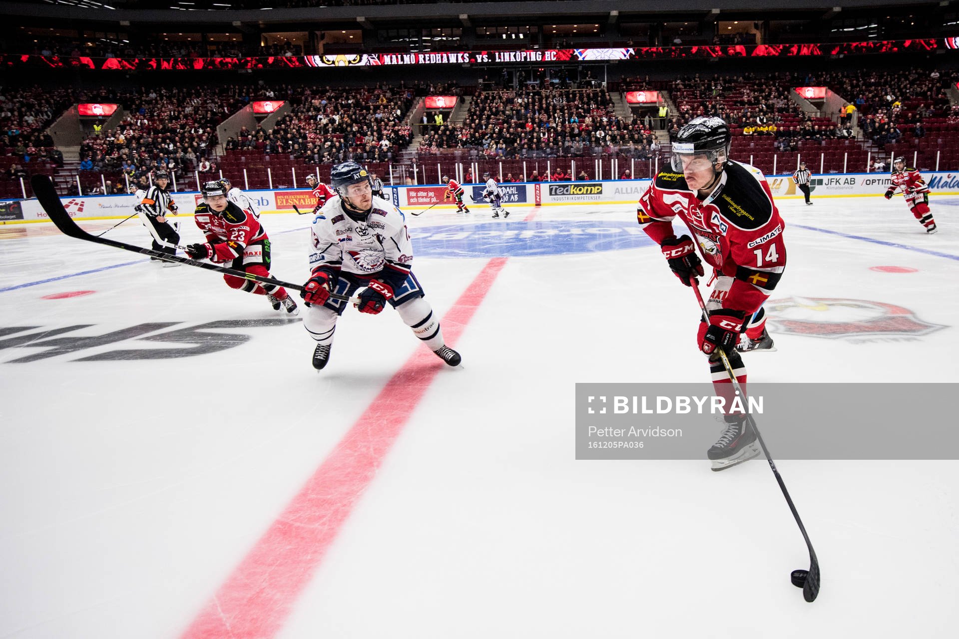 Linköpings Andrew Gordon och Malmö Redhawks Carl-Johan