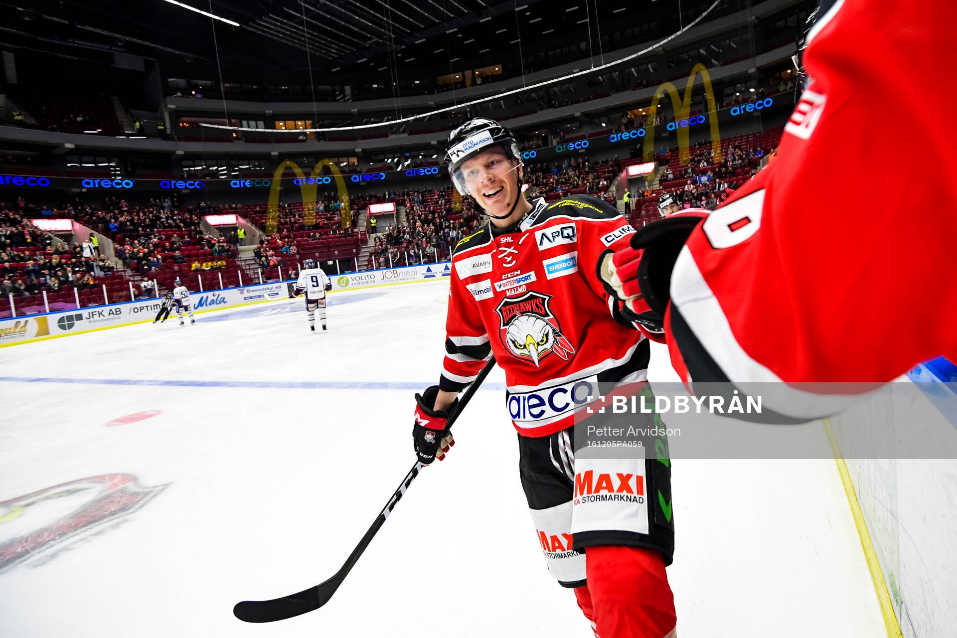 Malmö Redhawks Lars Bryggman jublar