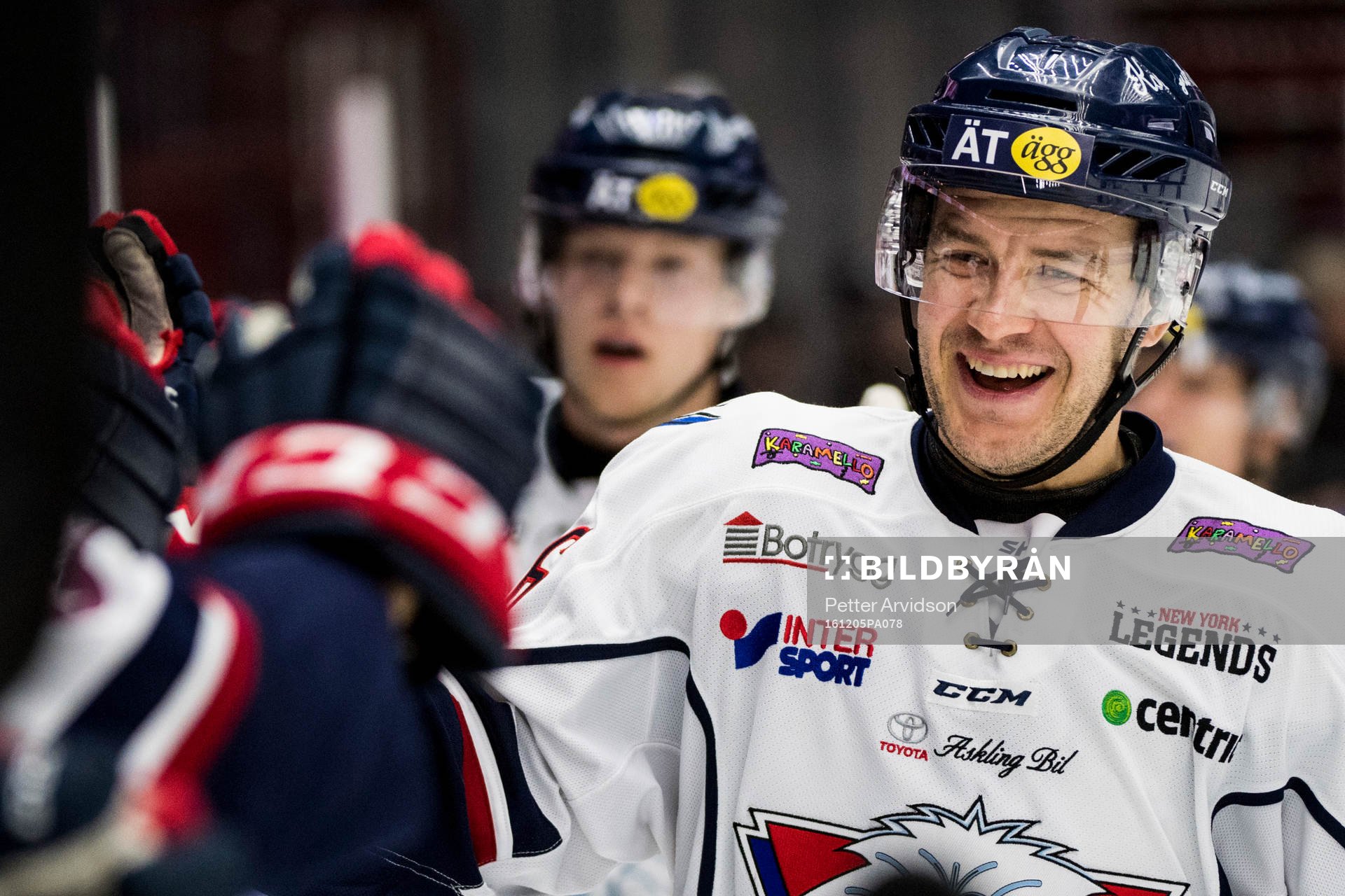 Linköpings Niklas Fogström jublar