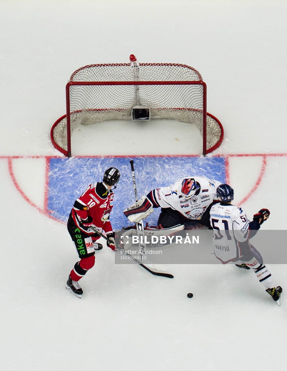 Malmö Redhawks Robin Alvarez oroar vid Linköpings