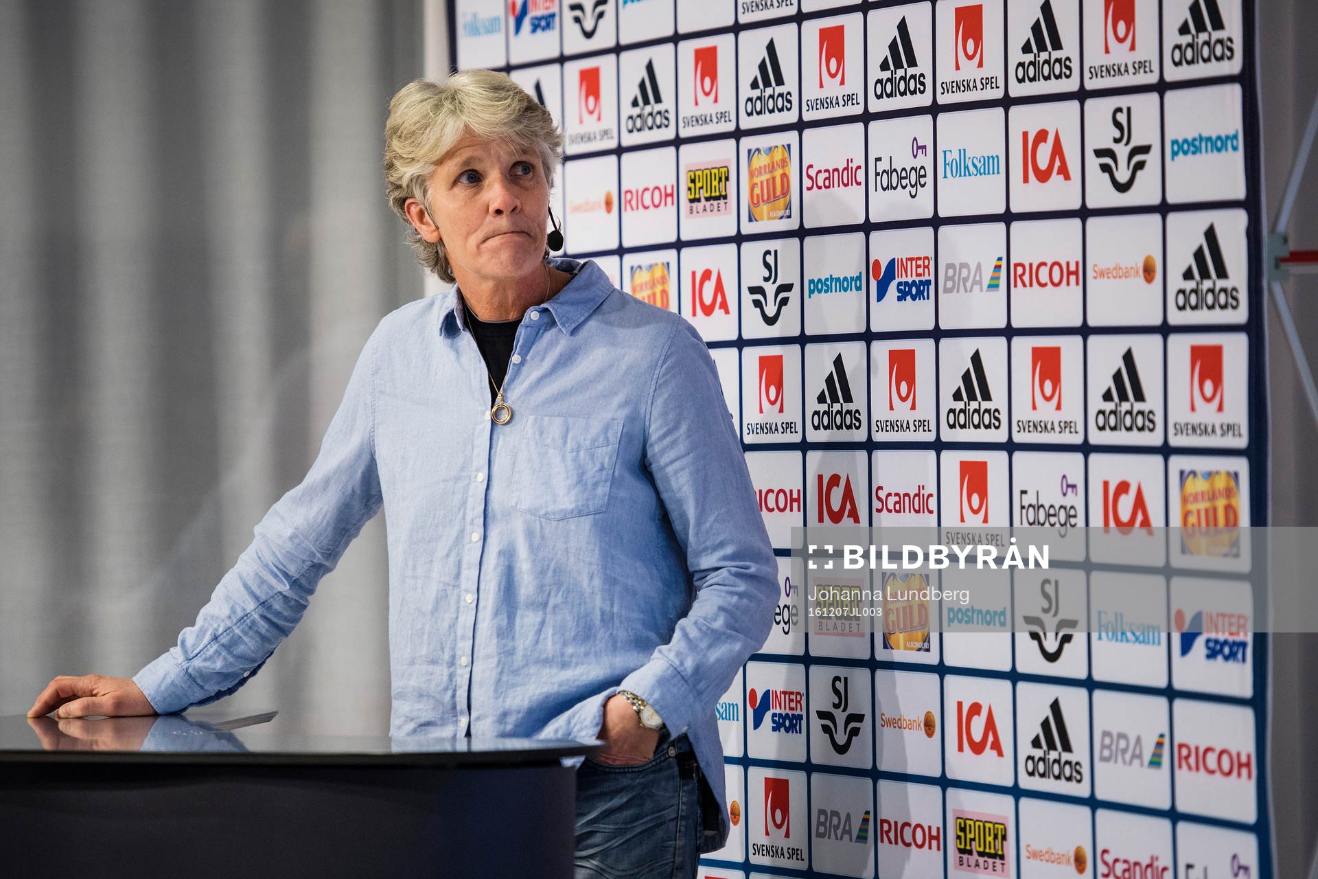 Sveriges förbundskapten Pia Sundhage