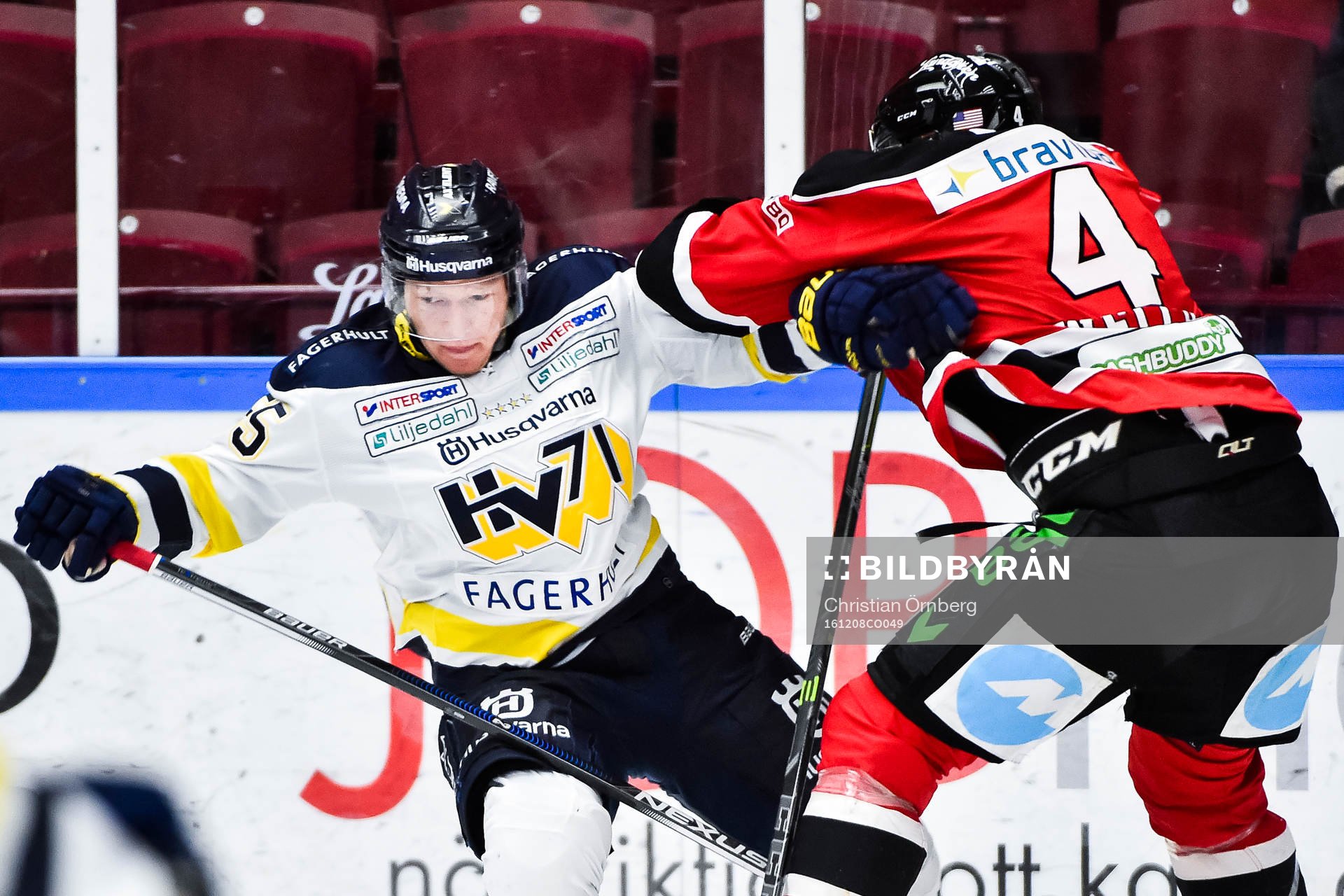 s Andreas Borgman och Malmö Redhawks Noah Welch