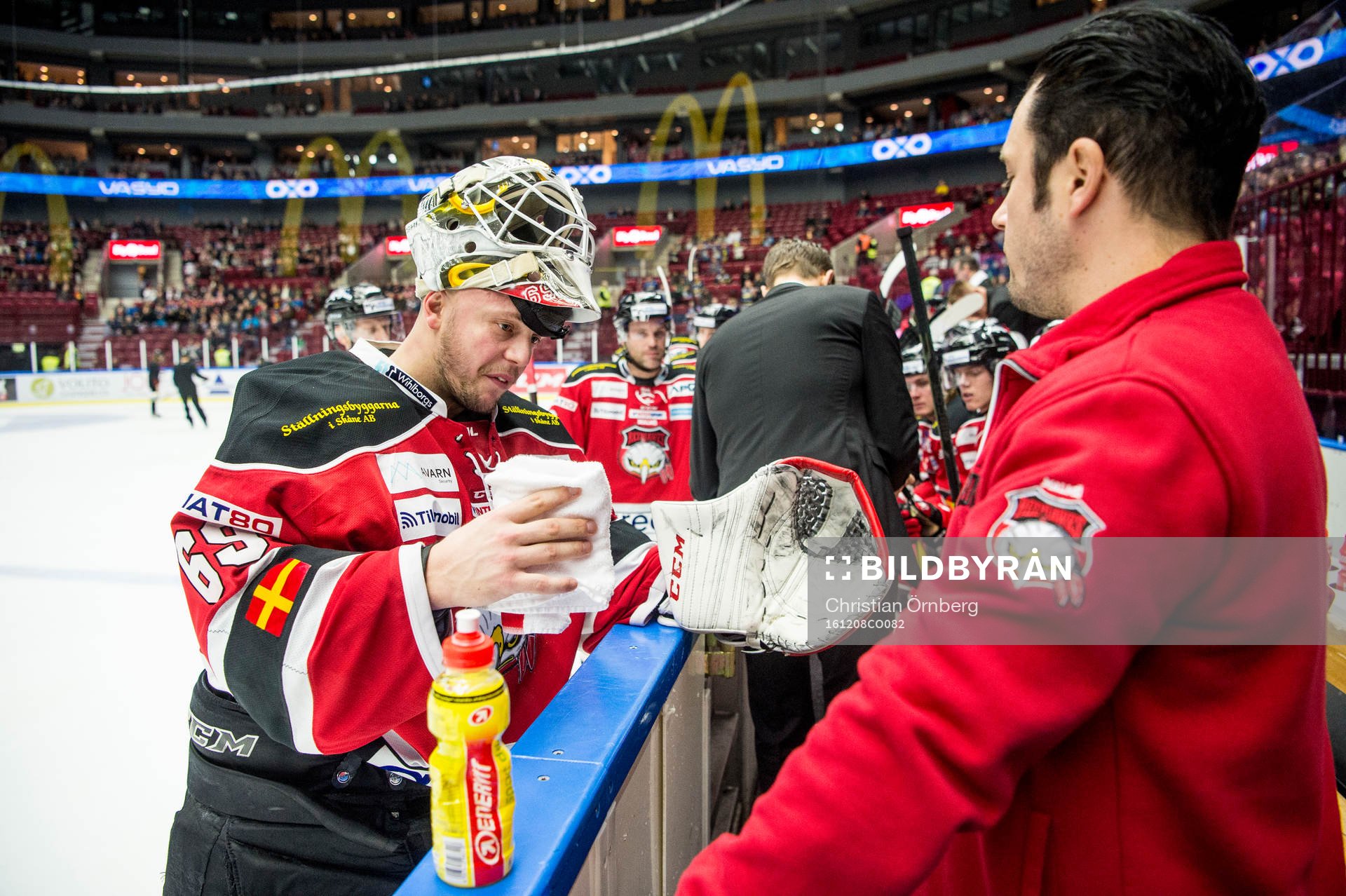 Malmö Redhawks målvakt Oscar Alsenfelt