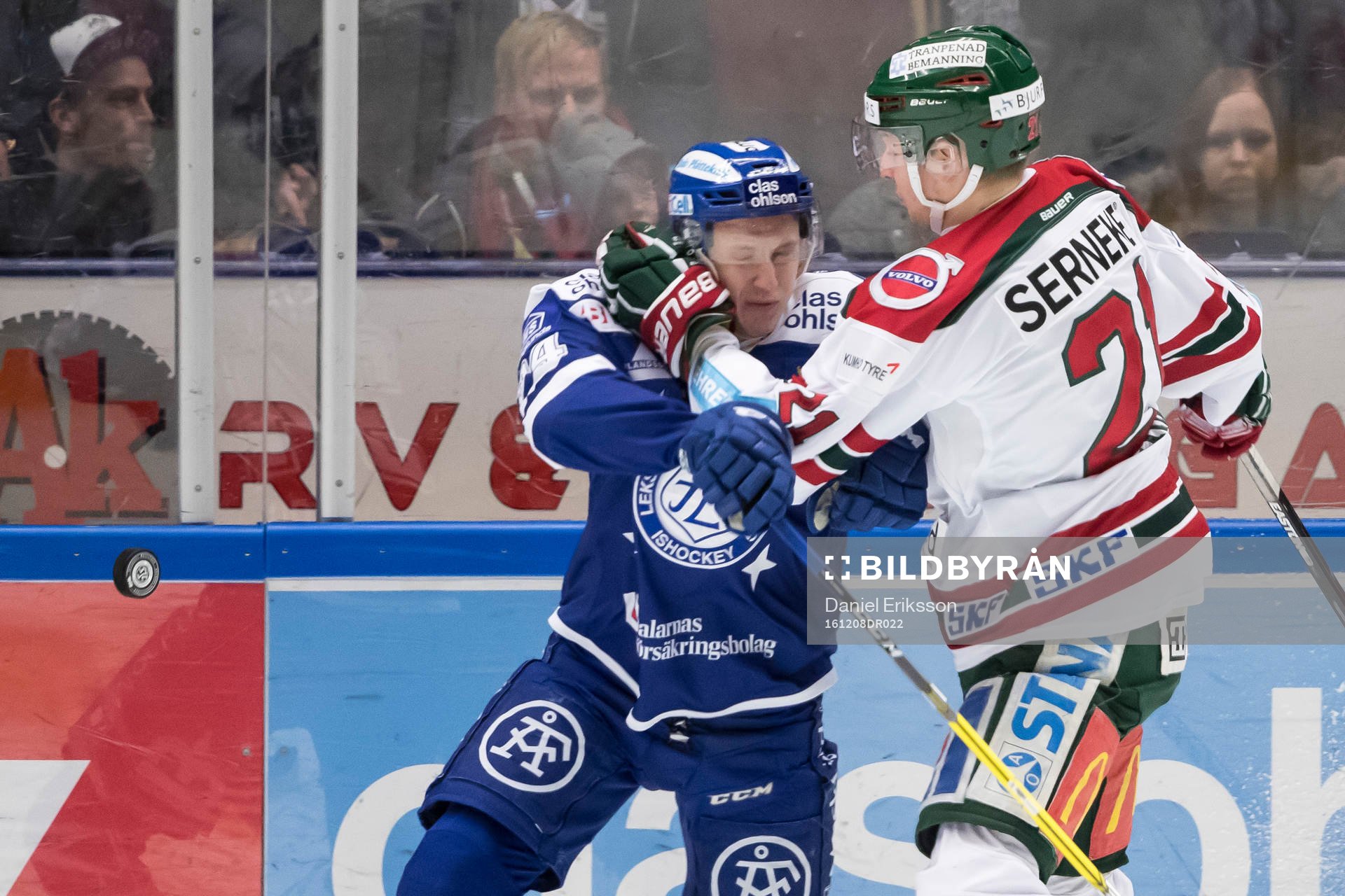 Kamp mellan Leksands Olle Alsing och Frölundas Christoffer