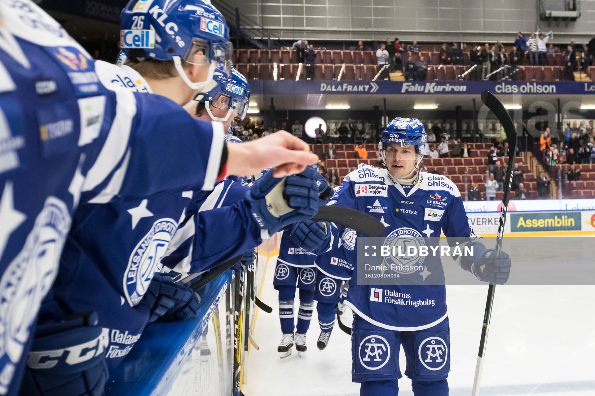 Leksands Eric Castonguay jublar