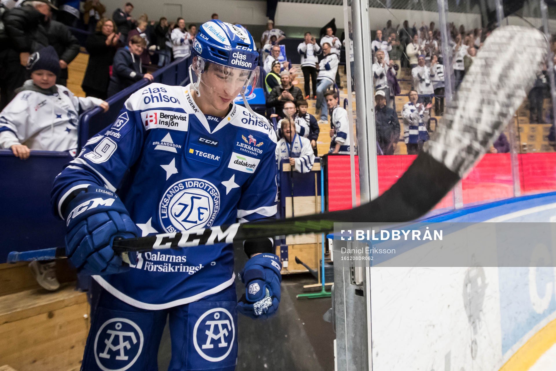 Leksands Tobias Forsberg utsedd till matchenskrigare i