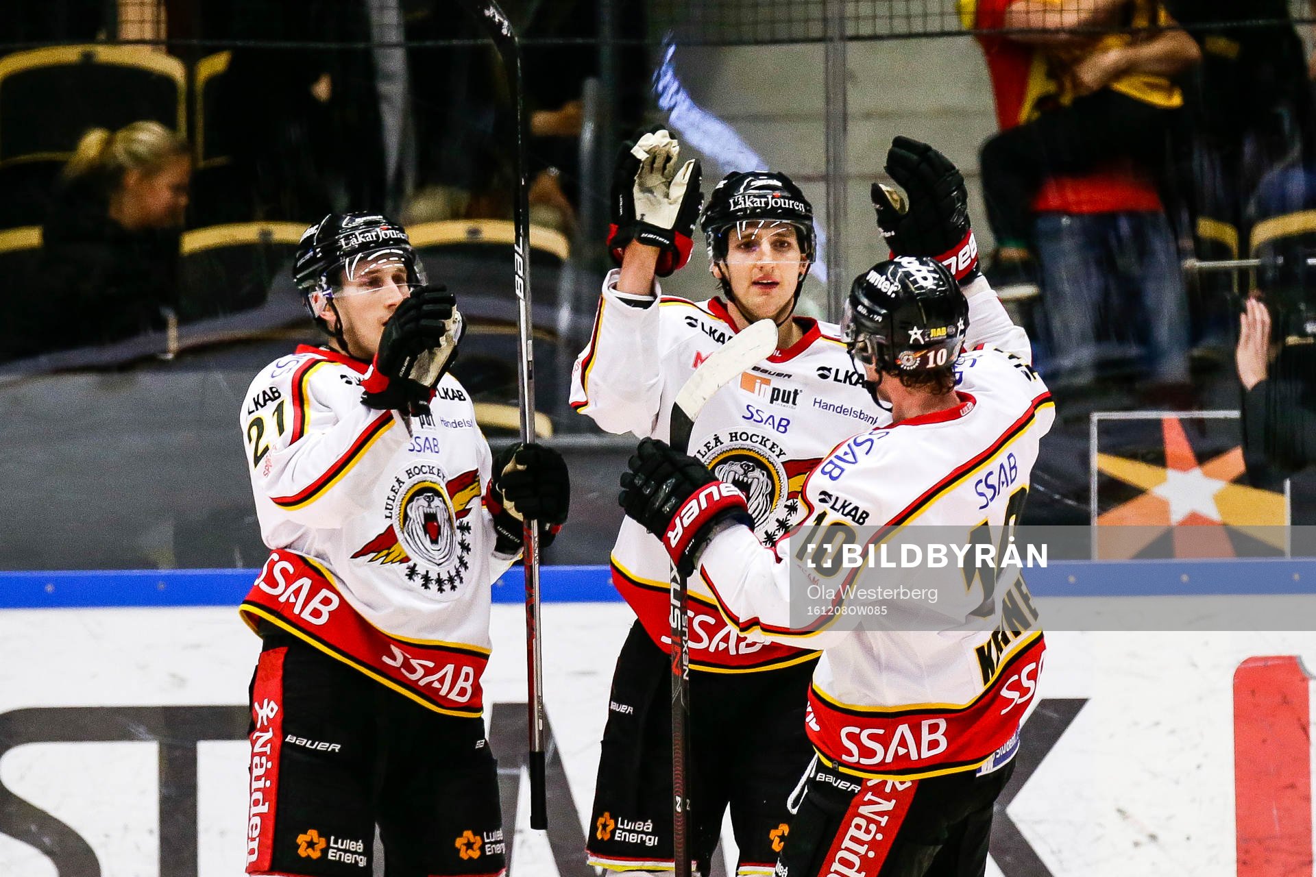 Luleås Bill Sweatt , Brendan Mikkelson , Tim Kennedy ,