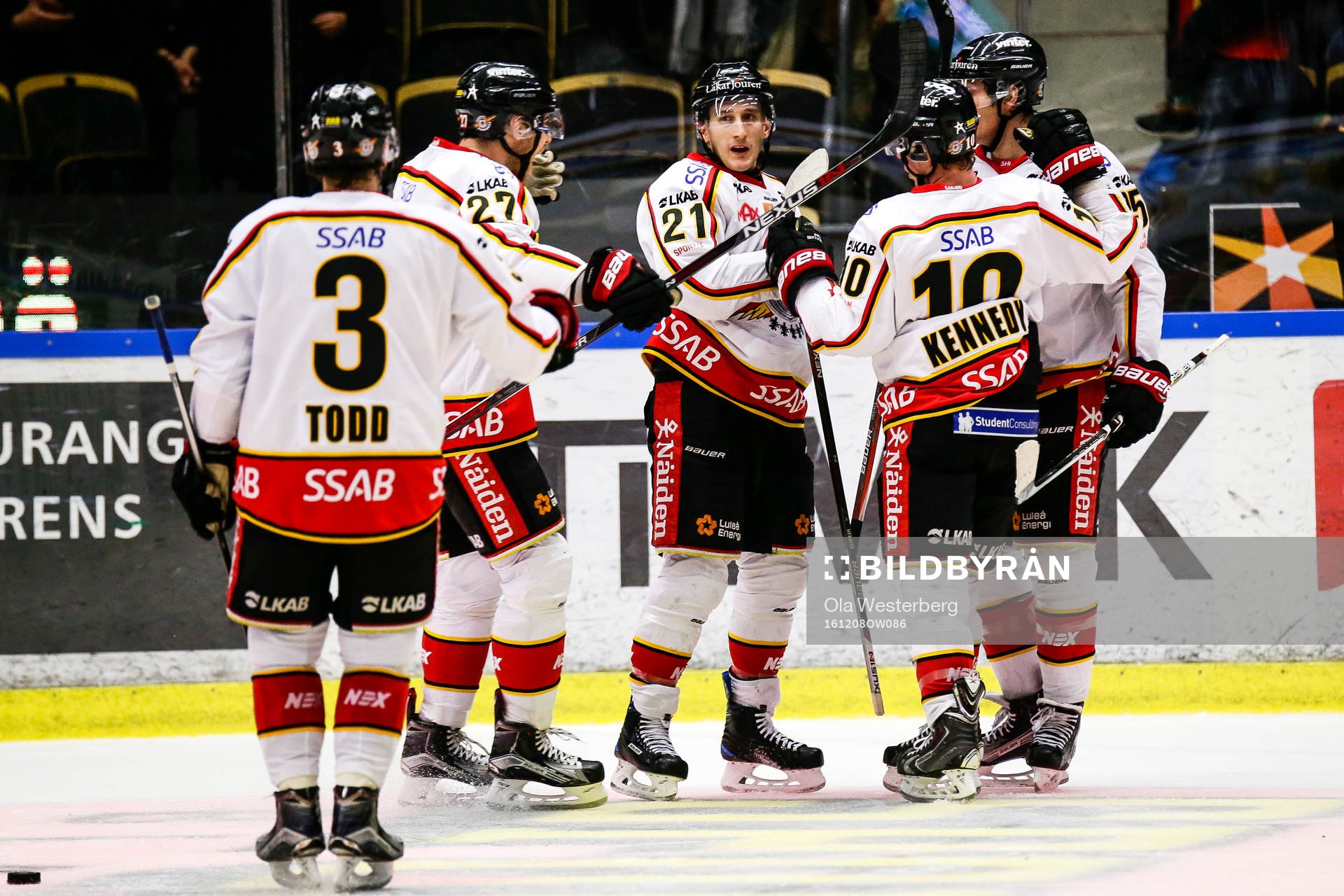 Luleås Bill Sweatt , Brendan Mikkelson , Tim Kennedy ,