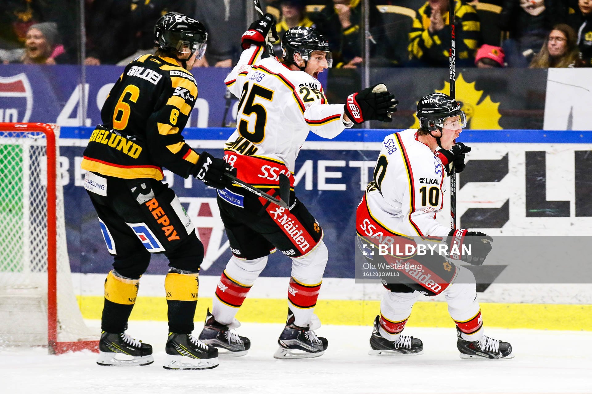 Luleås Tim Kennedy  jublar