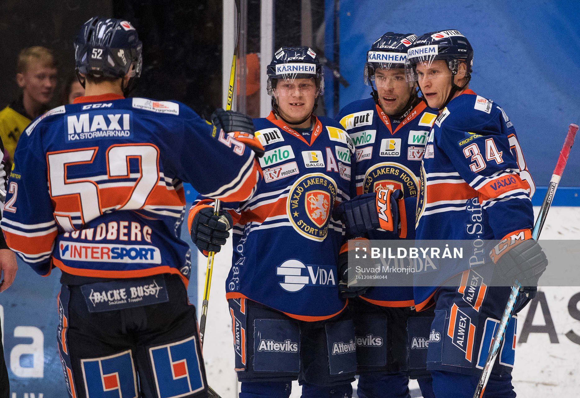 Växjös Robert Rosén jublar