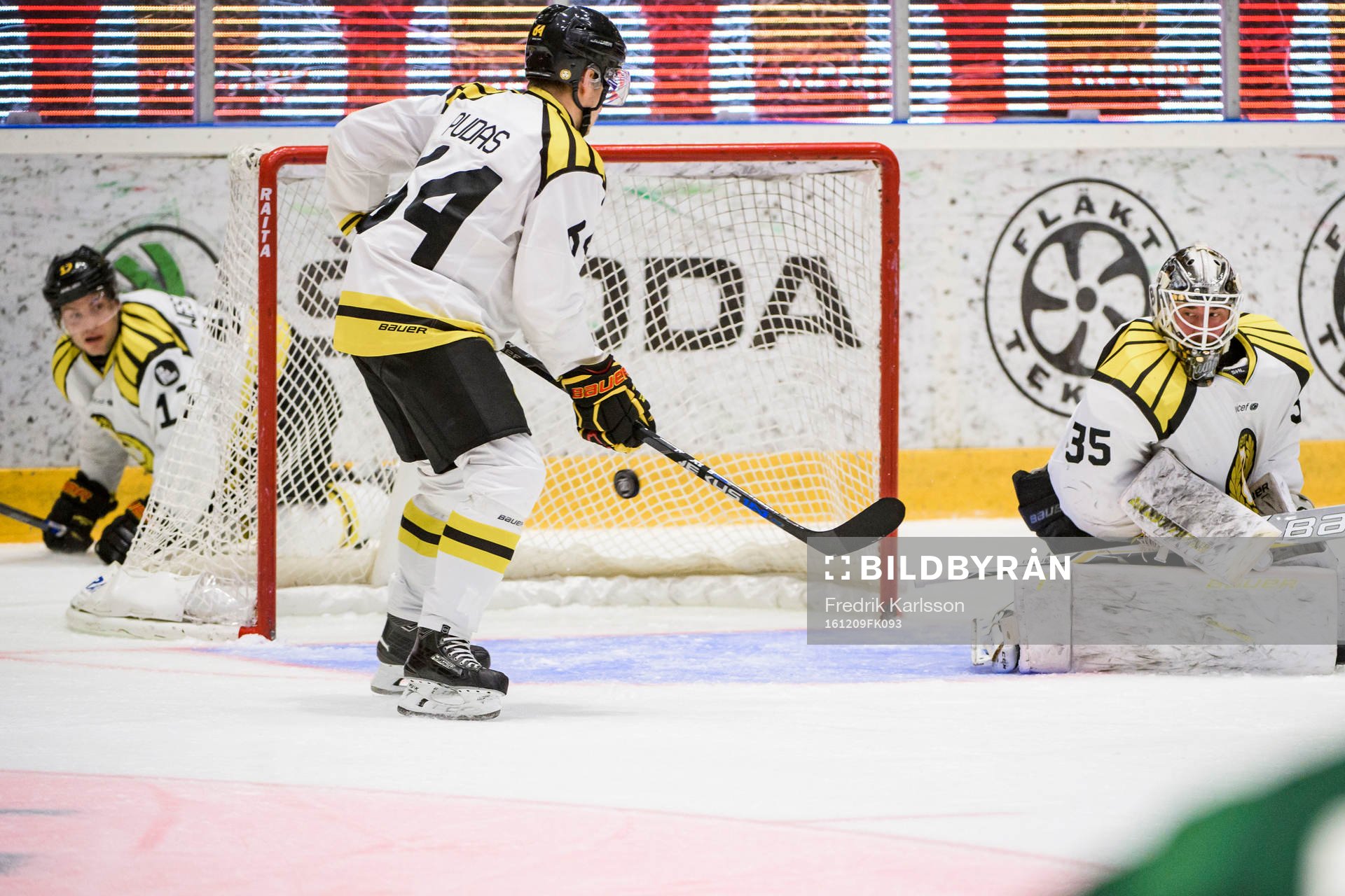 Brynäs Pathrik Westerholm, Jonathan Pudas och målvakt