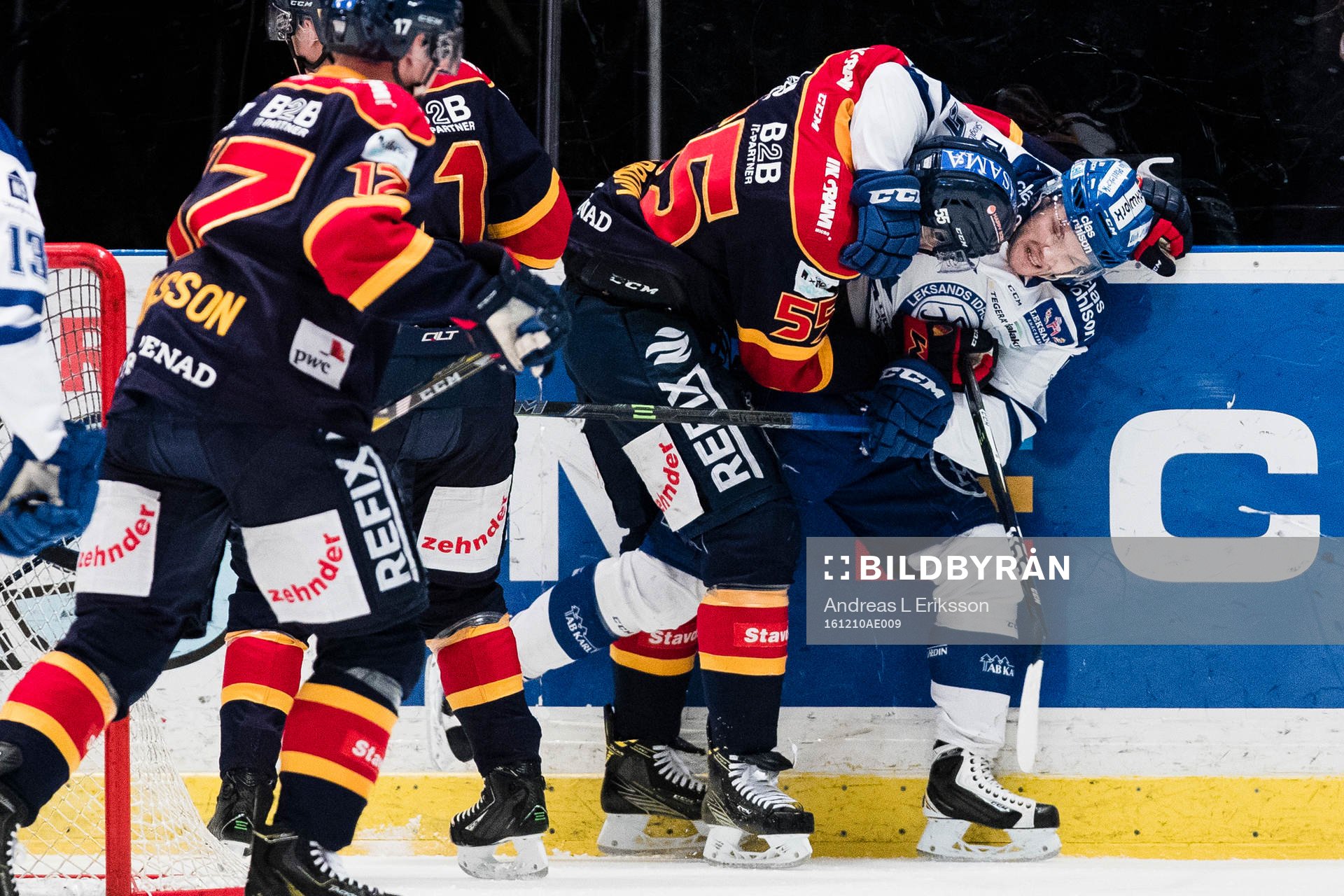 Djurgårdens Alexander Urbom i bråk med Leksands Johan