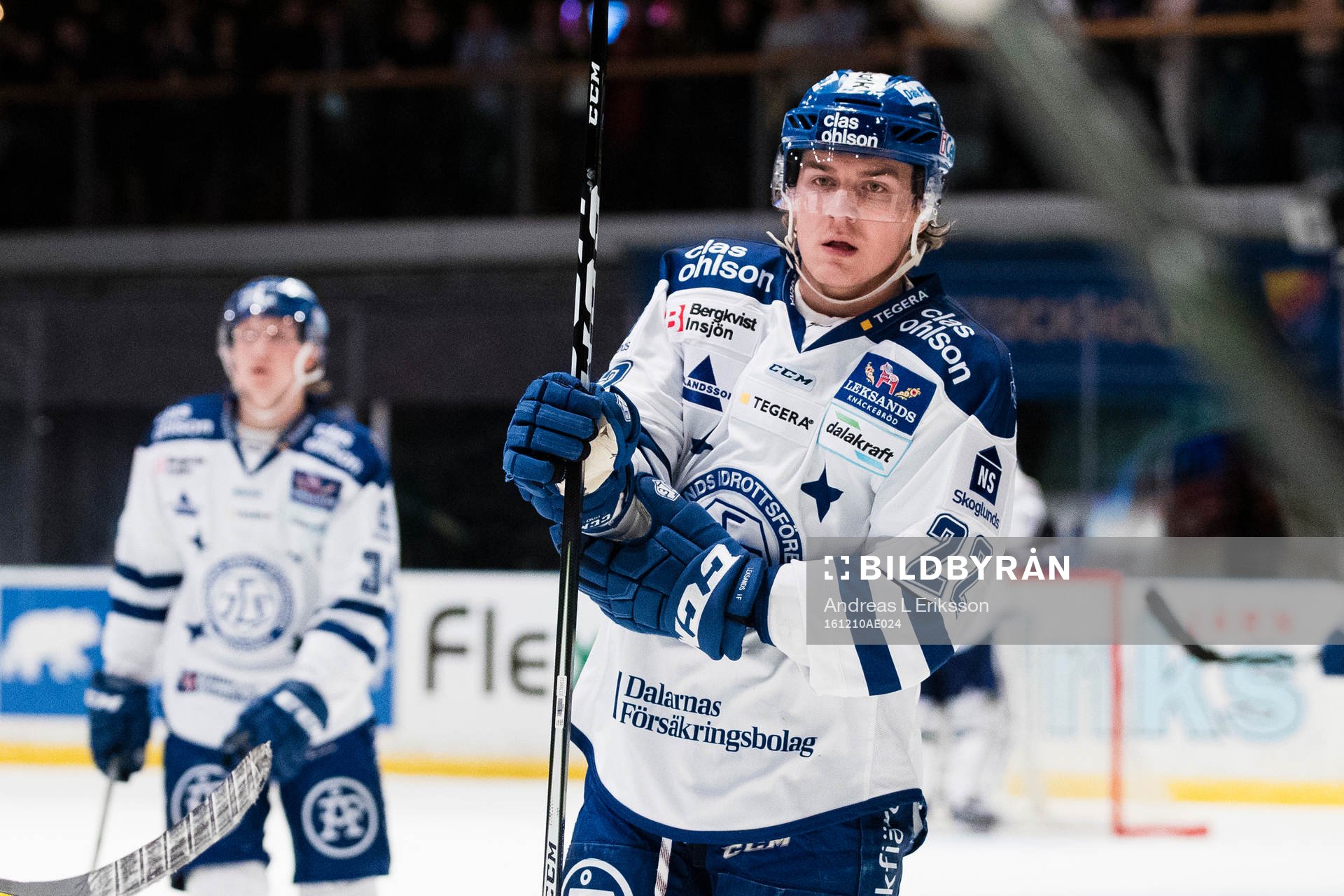 Leksands Martin Grönberg ser deppig ut