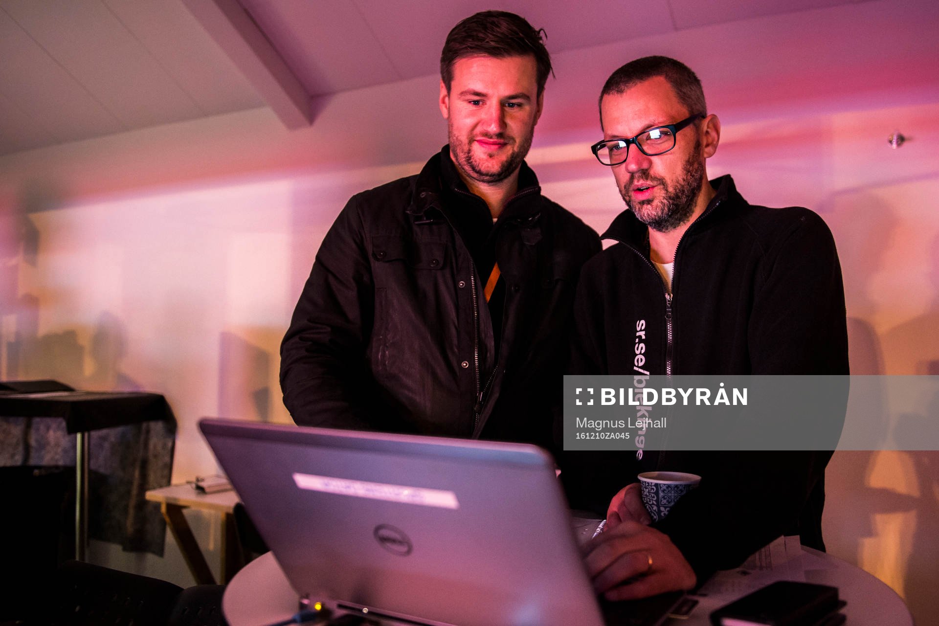 Hans Ottinger och Oscar Anderberg från P4 Radio Blekinge