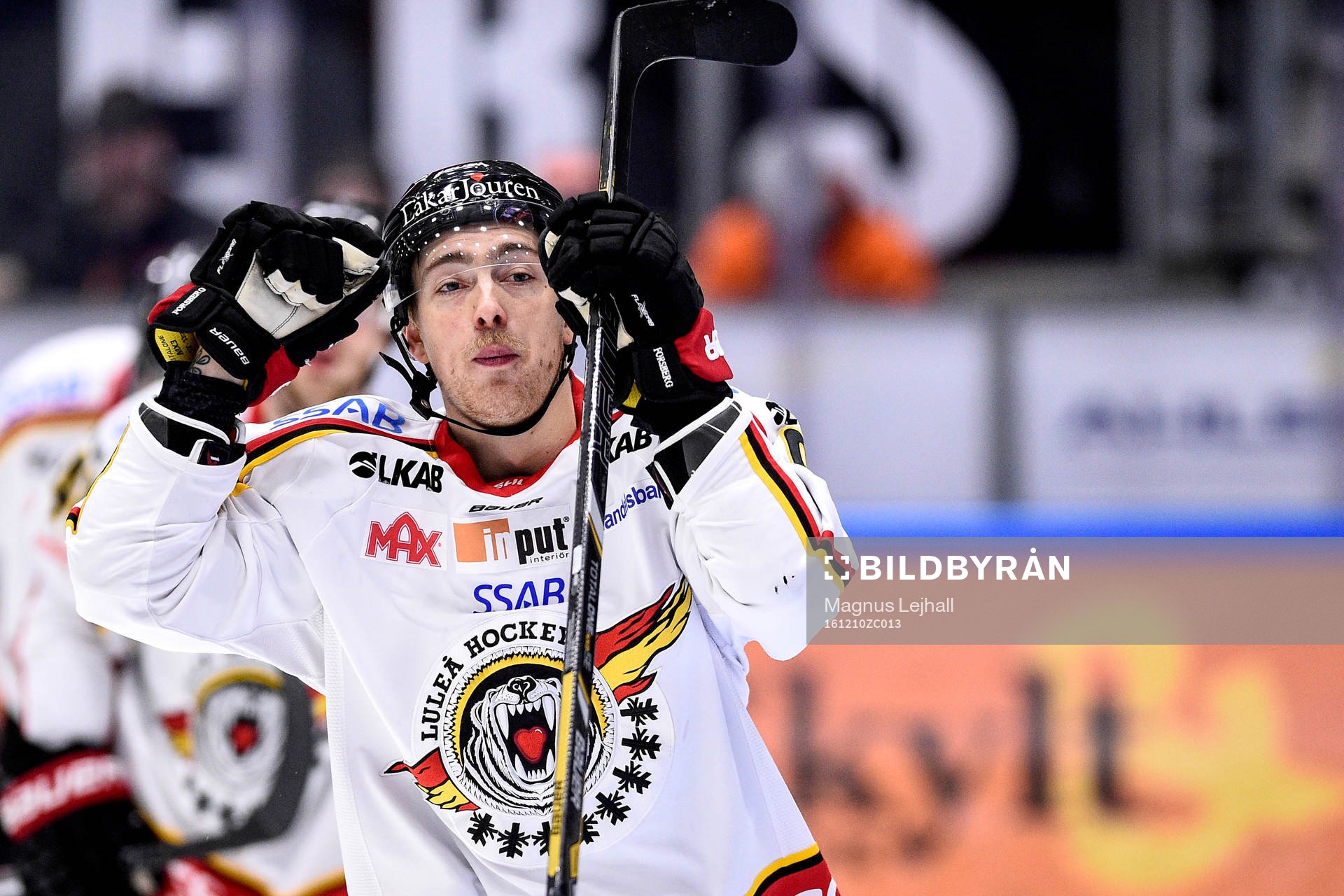 Luleås Johan Forsberg jublar