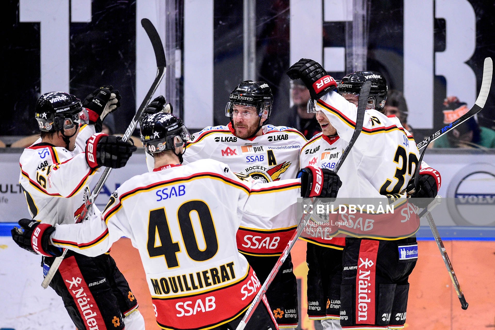 Luleås Johan Forsberg jublar