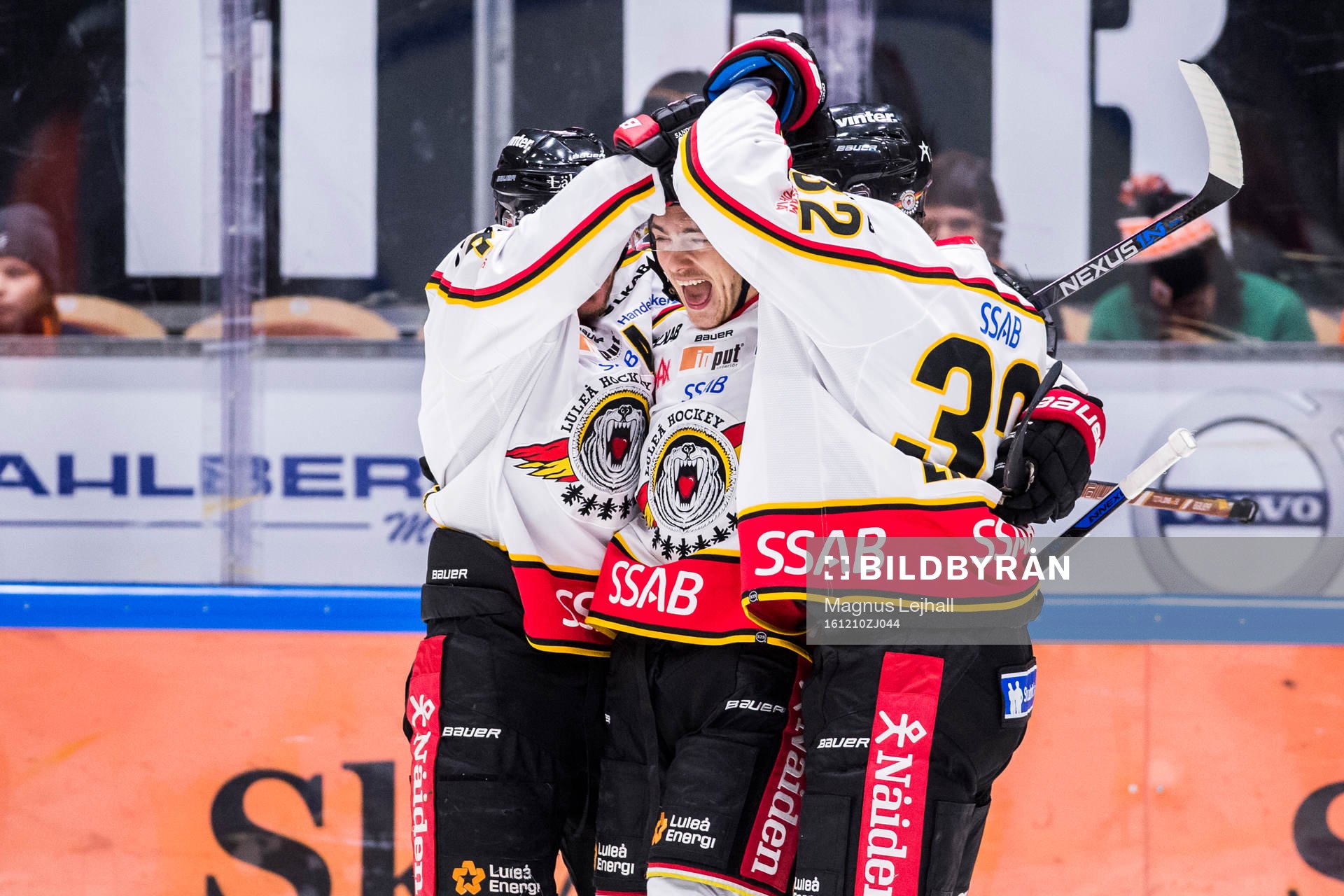 Luleås Johan Forsberg jublar