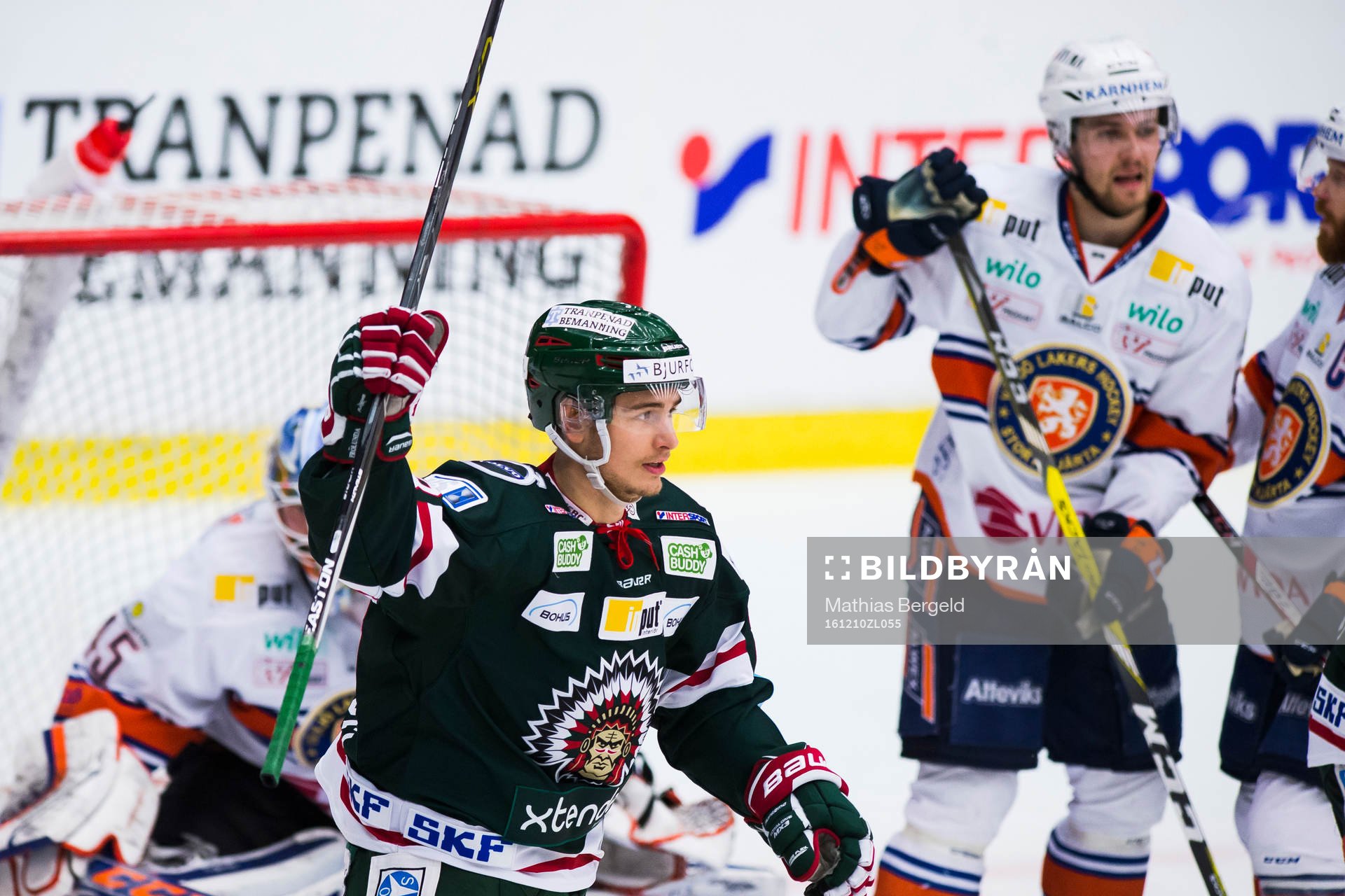 Frölundas Johan Sundström jublar