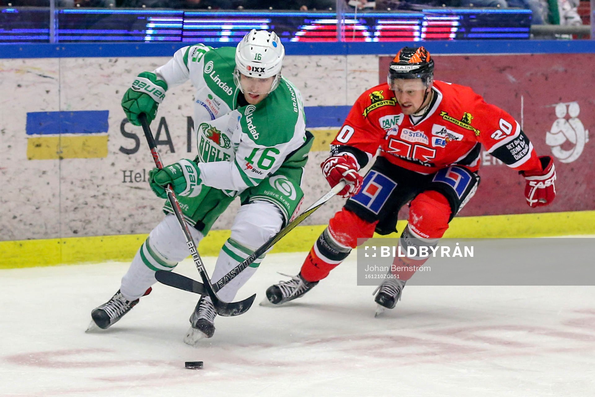 Rögles Christopher Liljewall och Örebros Marcus Weinstock