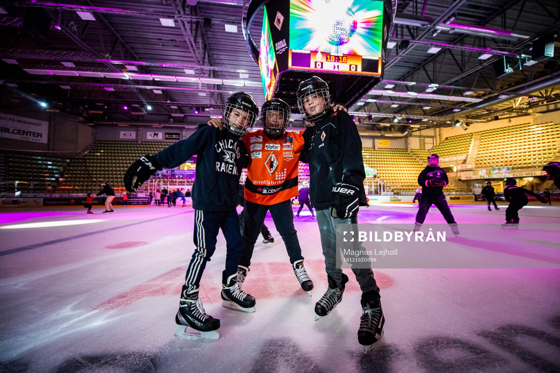 isdisco på arenan