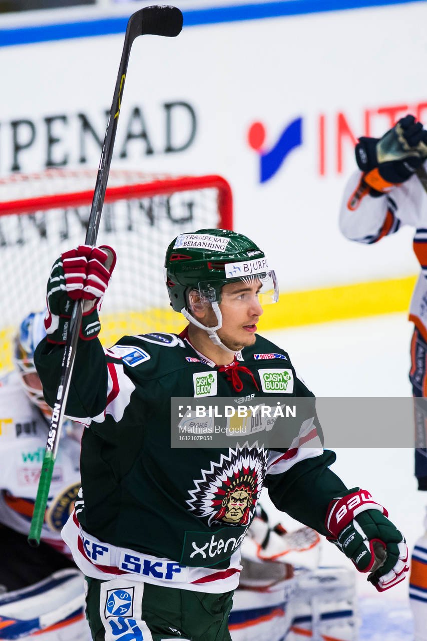 Frölundas Johan Sundström jublar