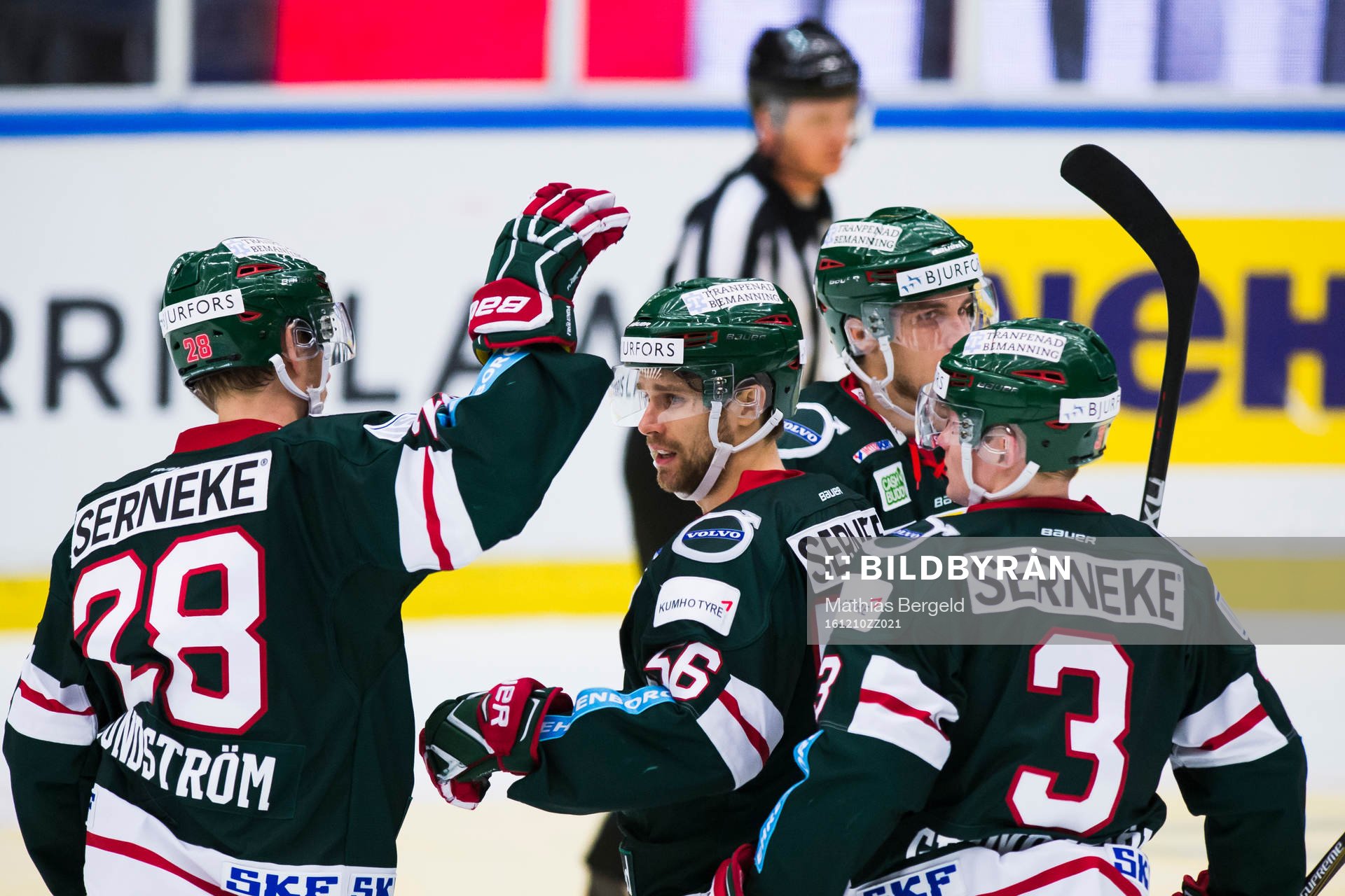 Frölundas Johan Sundström, Jonathan Sigalet och Carl