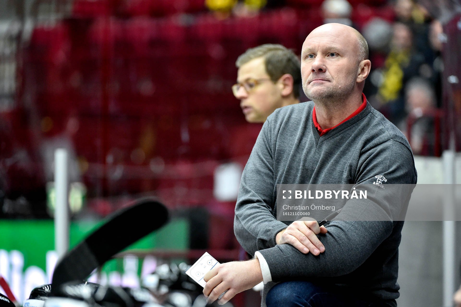 Malmö Redhawks tränare Peter Andersson deppar