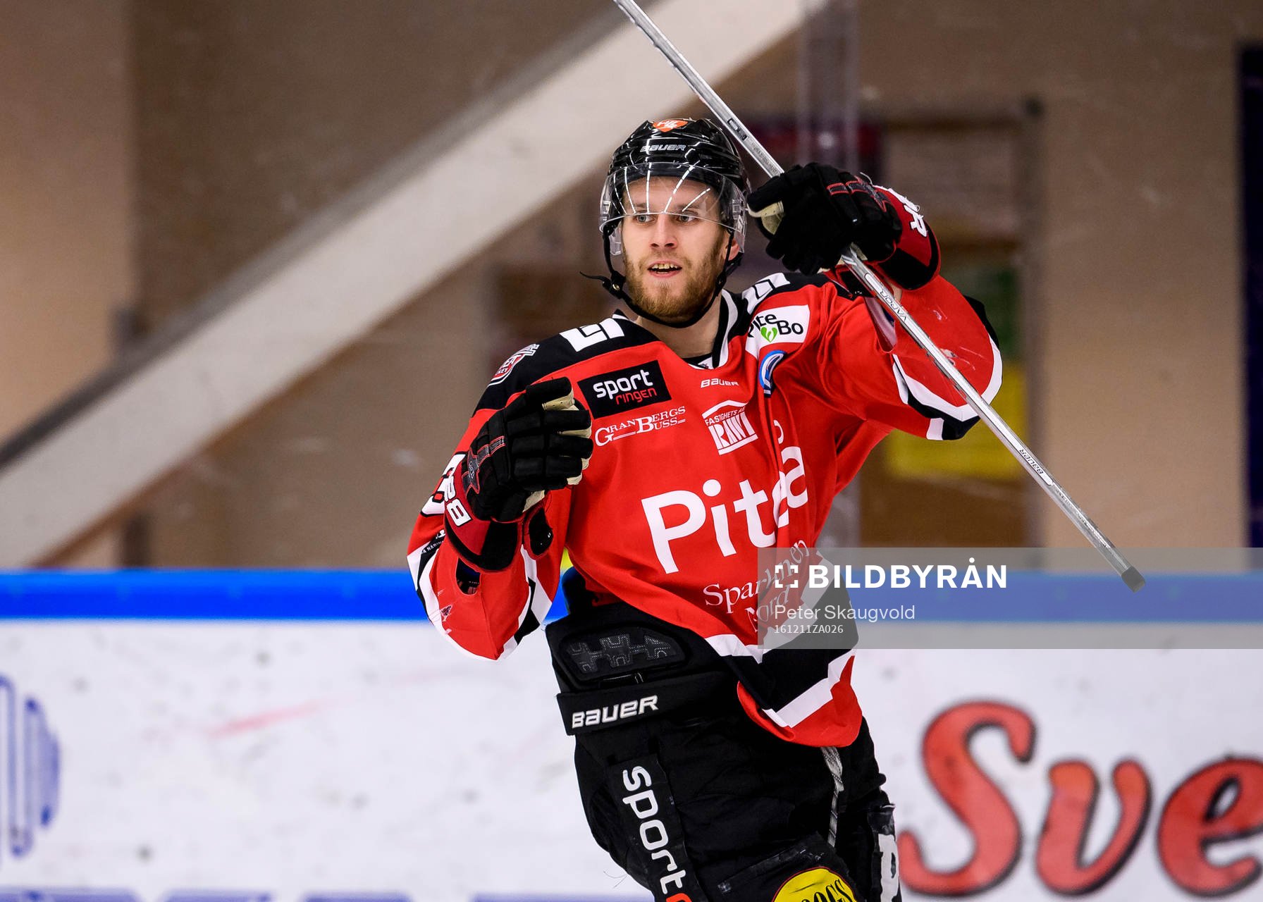 Piteås Sebastian Harila jublar