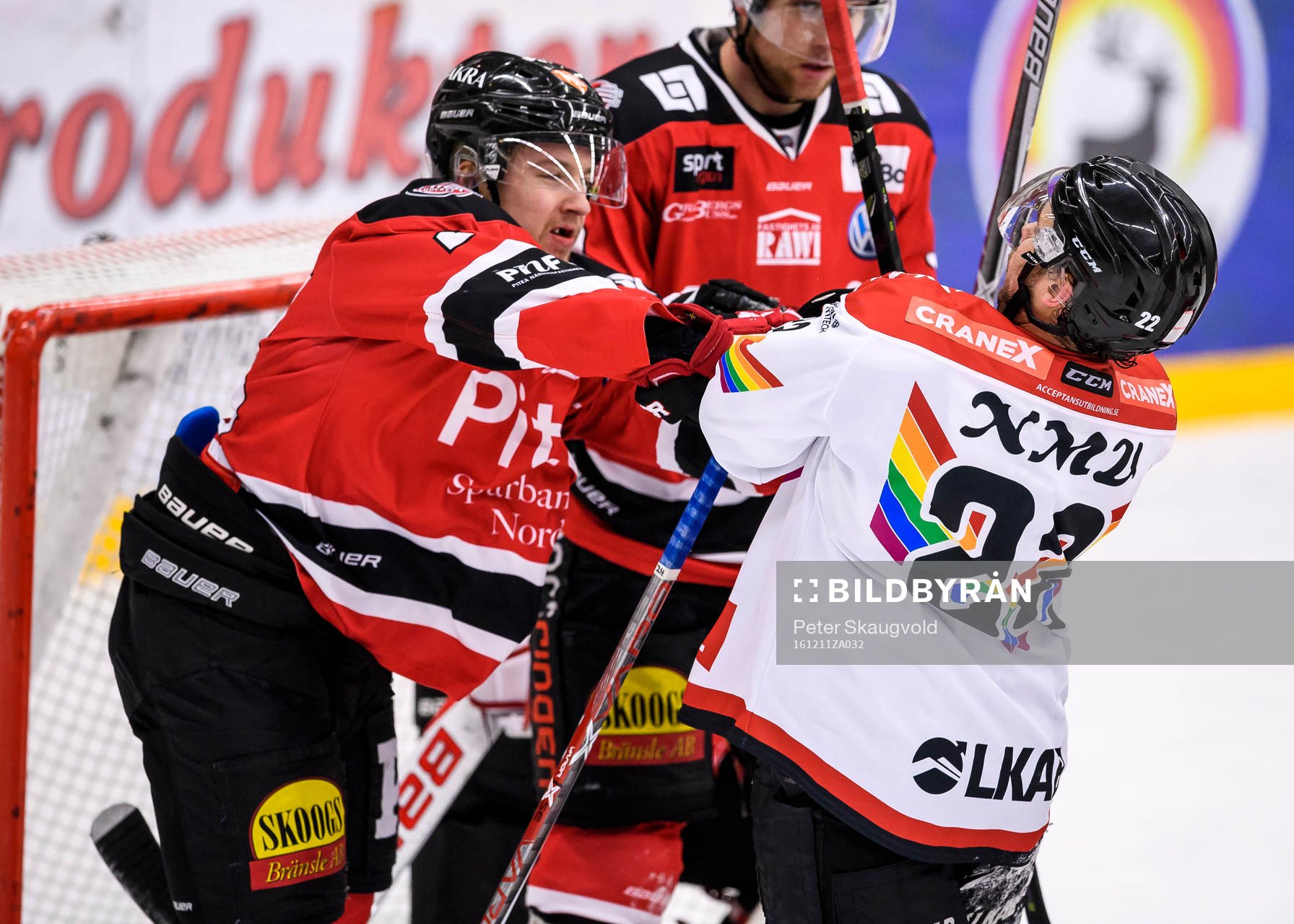 Piteås Viktor Sandberg i bråk med Kirunas Jacob Hansson