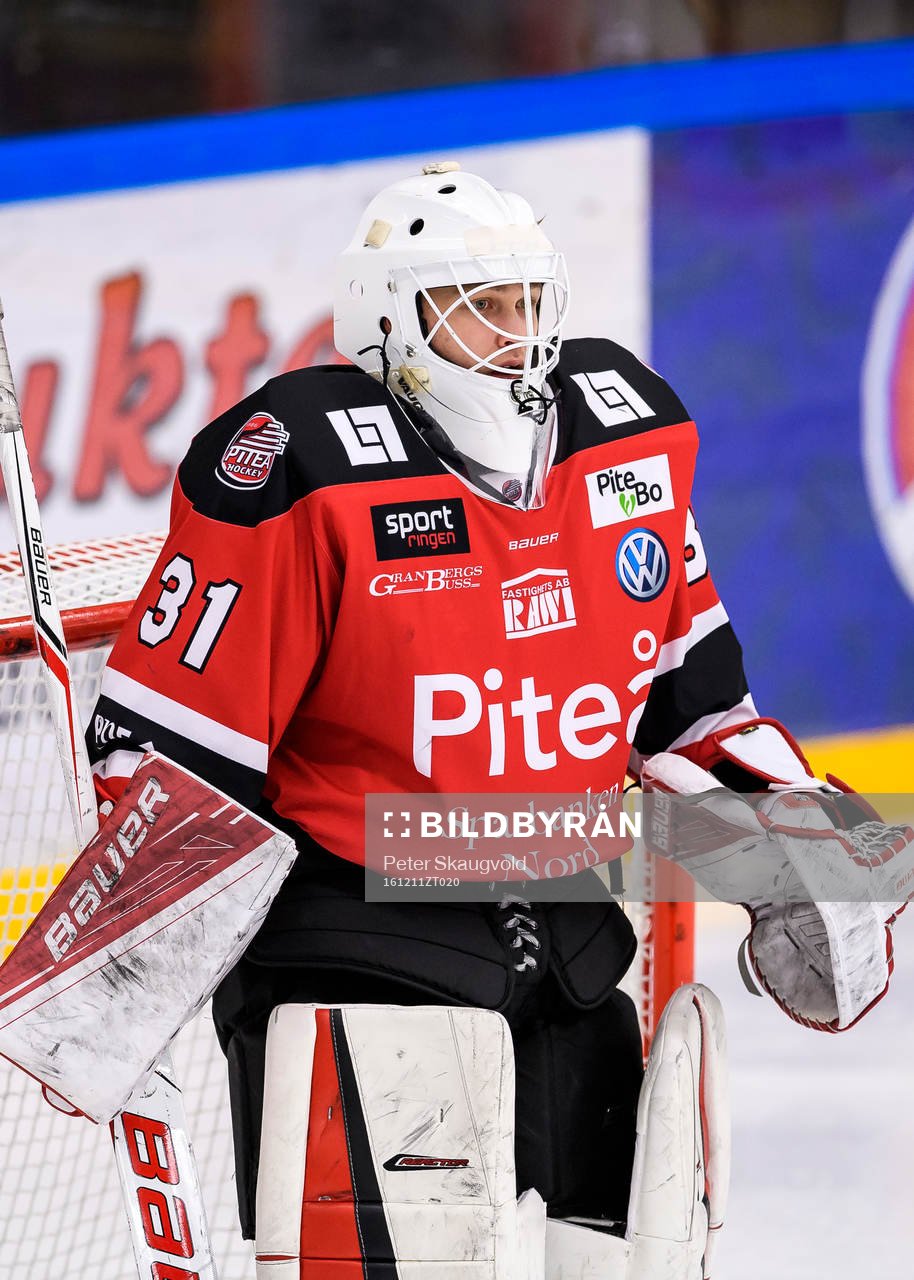 Piteås målvakt Albin Ström