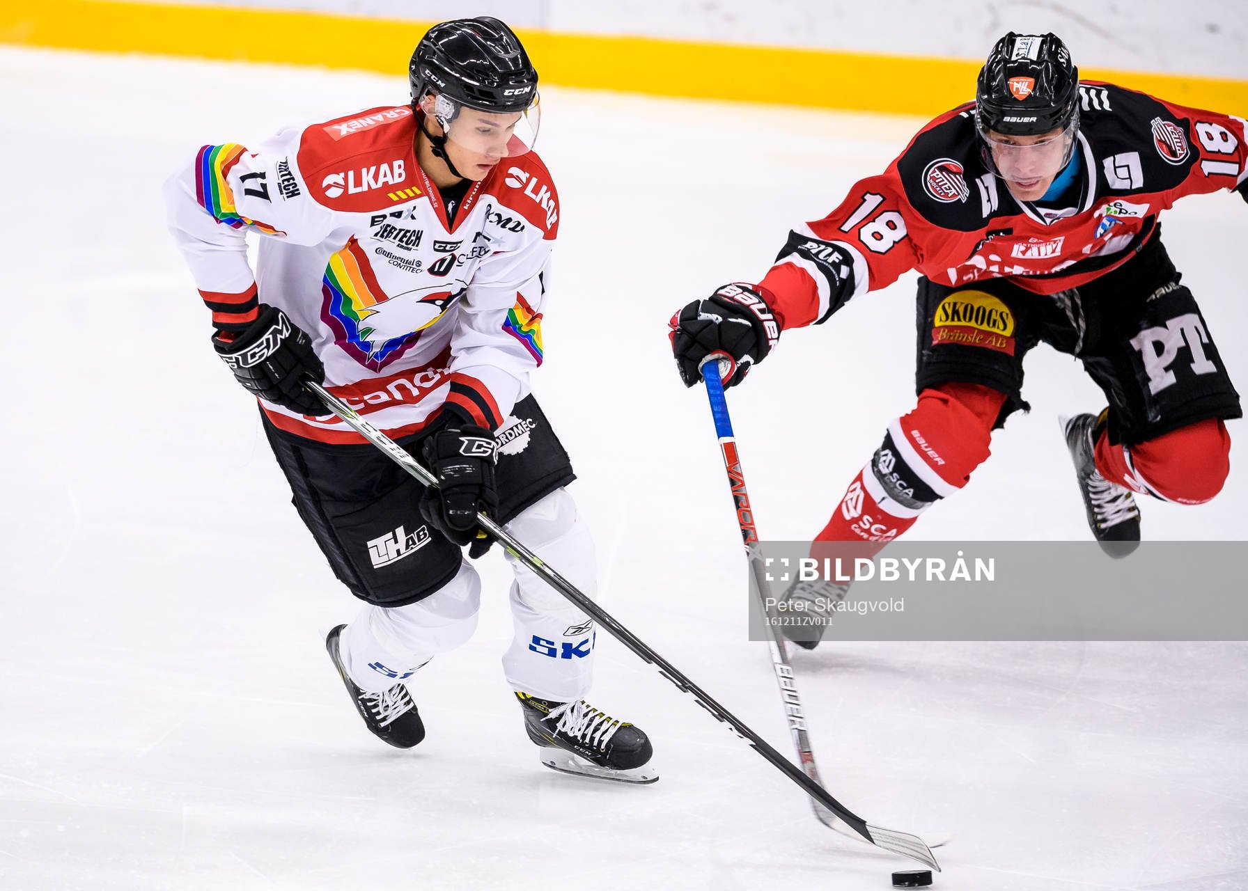 Kirunas Rasmus Stridsman-Oja jagas av Piteås Samuel