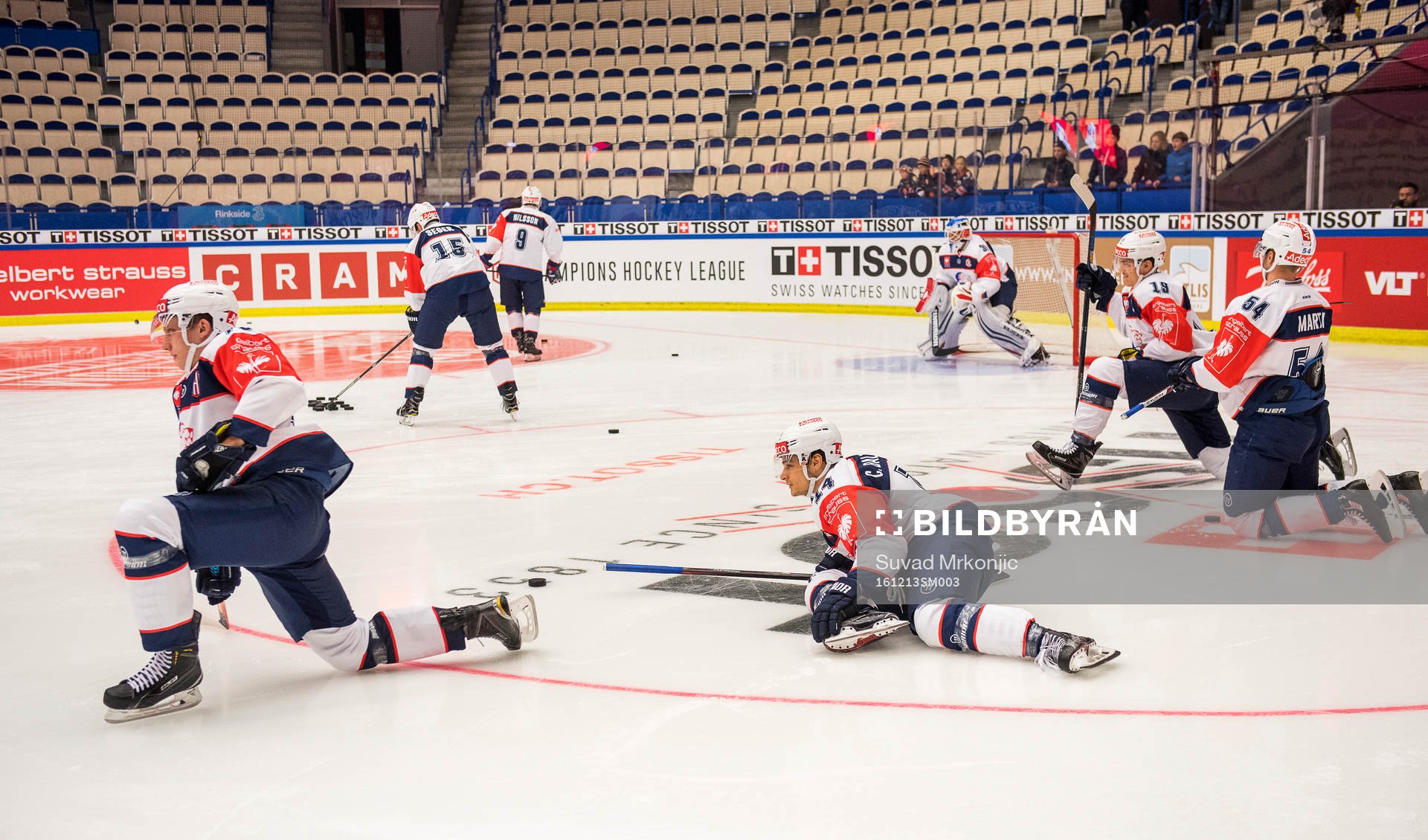 Zürichs spelarna värmer upp