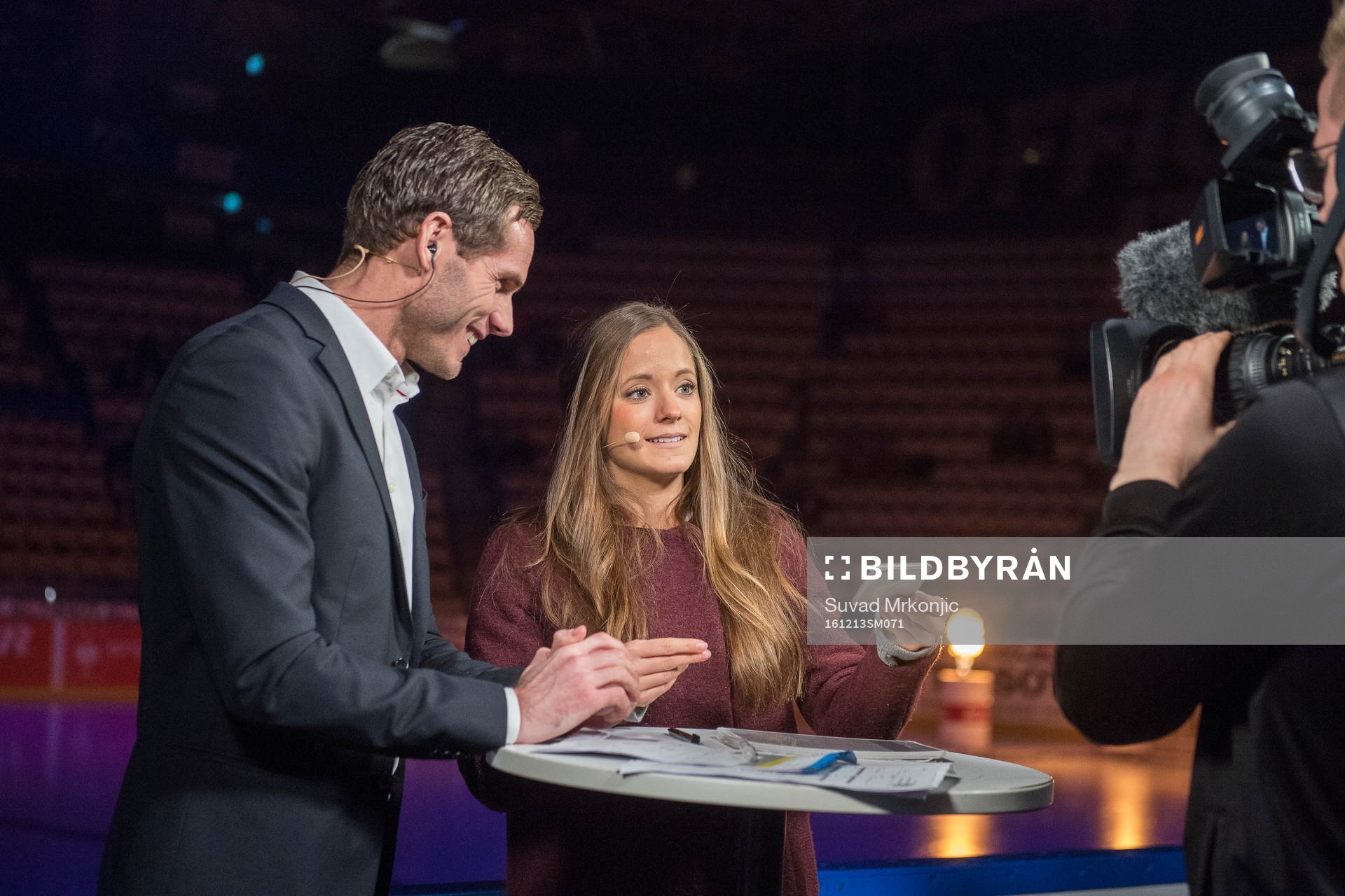 TV-journalisterna Daniel Rudslätt och Isabel Boltenstern