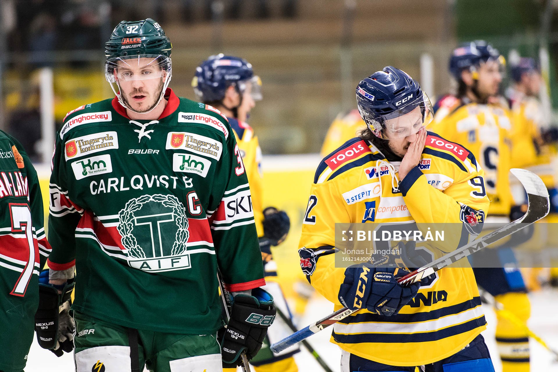 Tingsryds Robin Olsson och Södertäljes Jonas Westerling